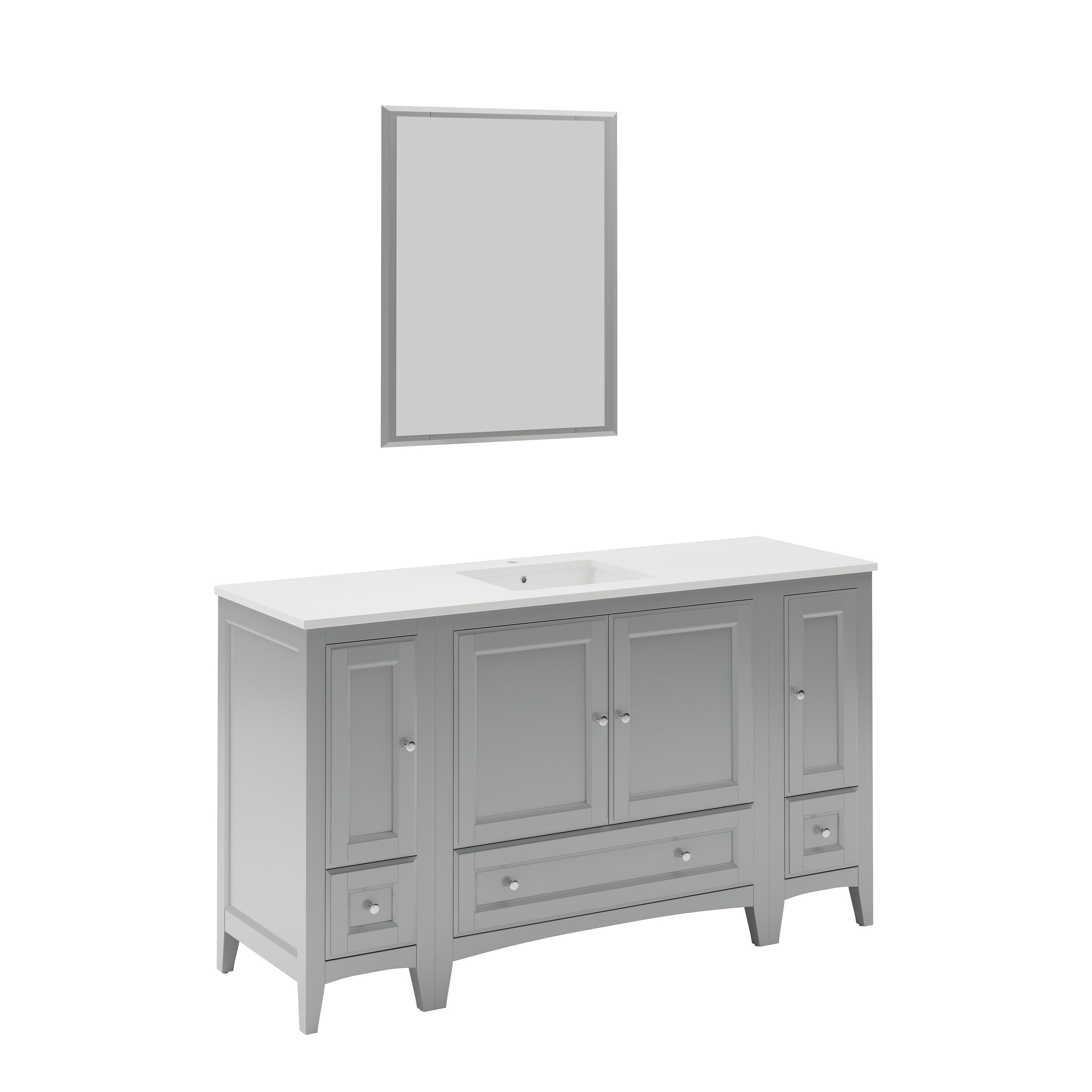 Fresca FVN20-123612GR Bath-Vanity-Combo - View #2