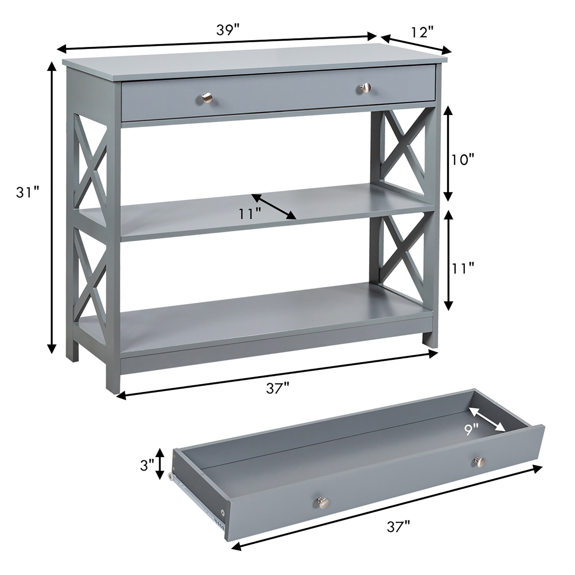 Costway SXL00129 Console-Sofa-Tables - View #2