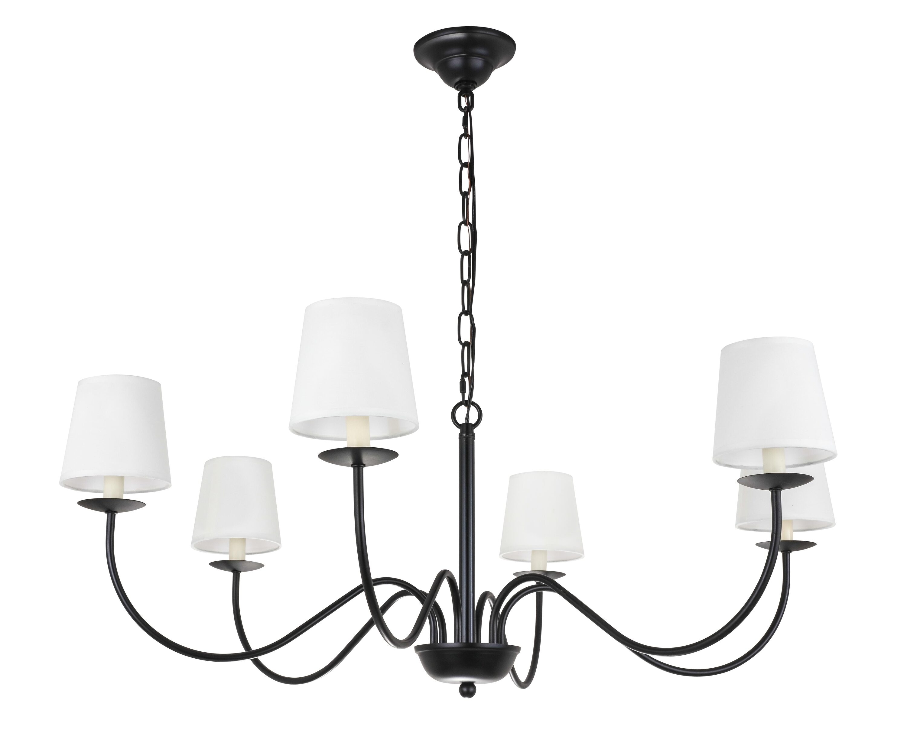 Elegant Decor HFDL18309D37BK b090015 - View #7