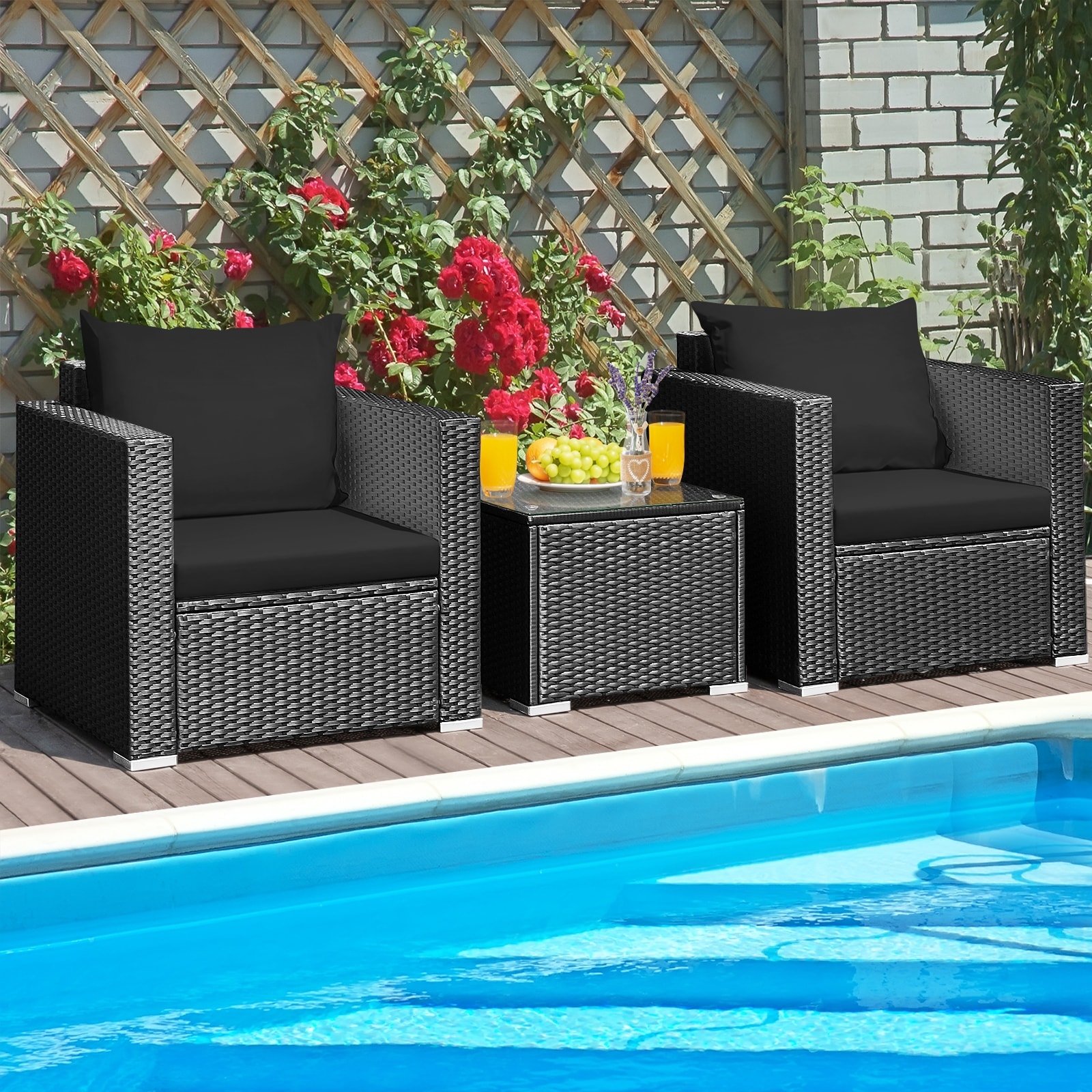 Forclover HYFE-67714TU Patio-Conversation-Sets - View #11