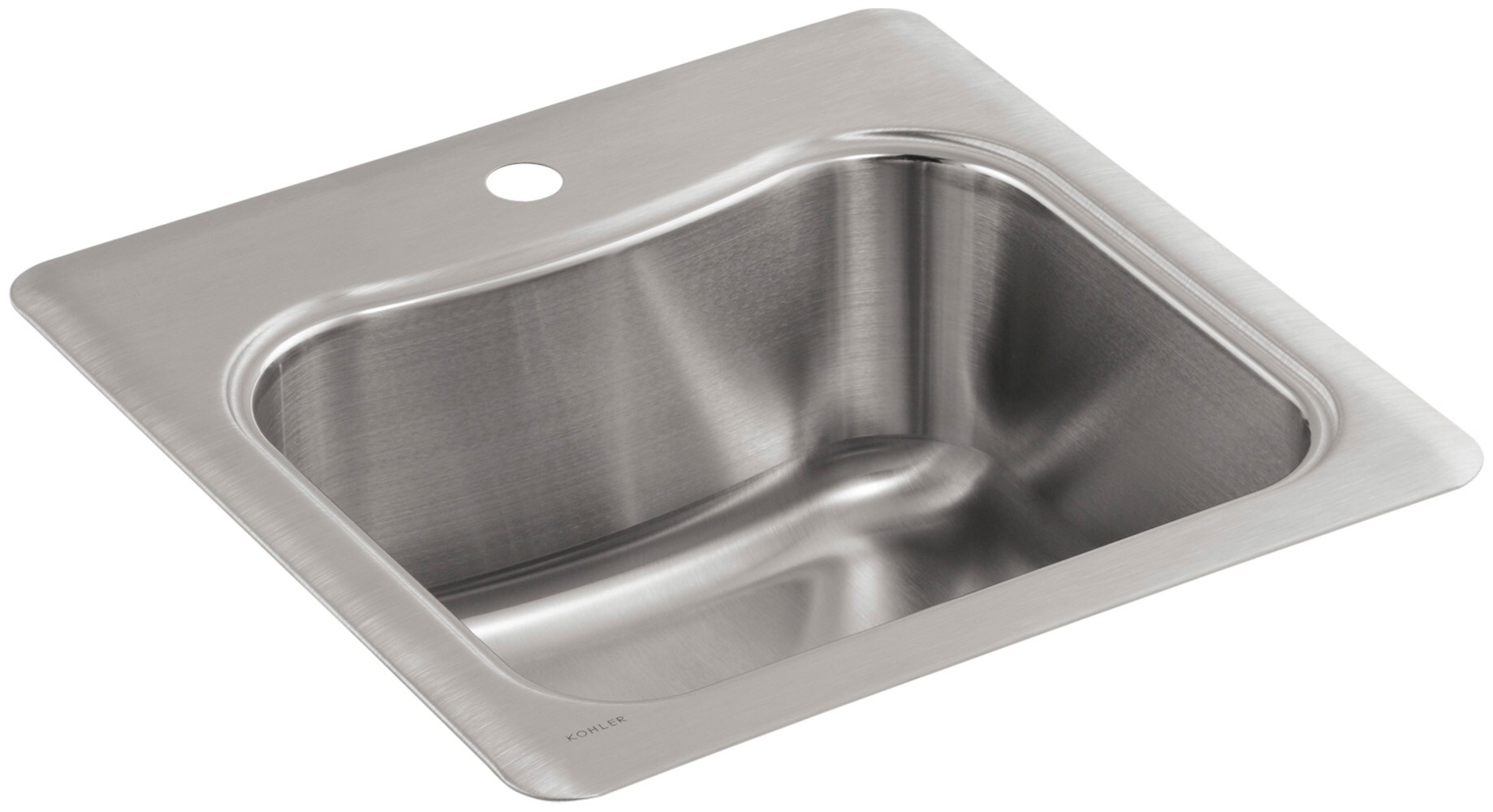 Kohler Staccato 20 In L X 20 In W Stainless Steel 1 Hole Stainless