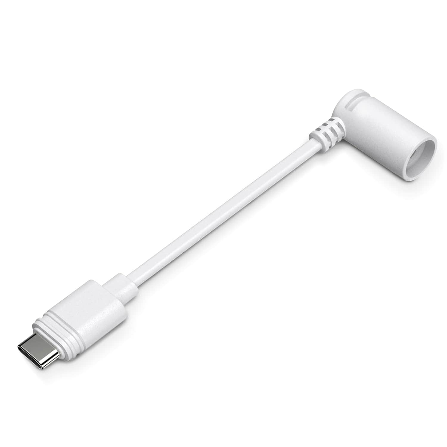 Etokfoks white barrel plug to USB C adapter for first generation solar panel compatibility with selected spotlight and stick up security #LET9JVNTZ