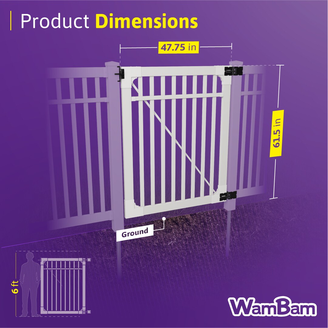 WamBam Fence BL19108 Vinyl-Fence-Panels - View #7