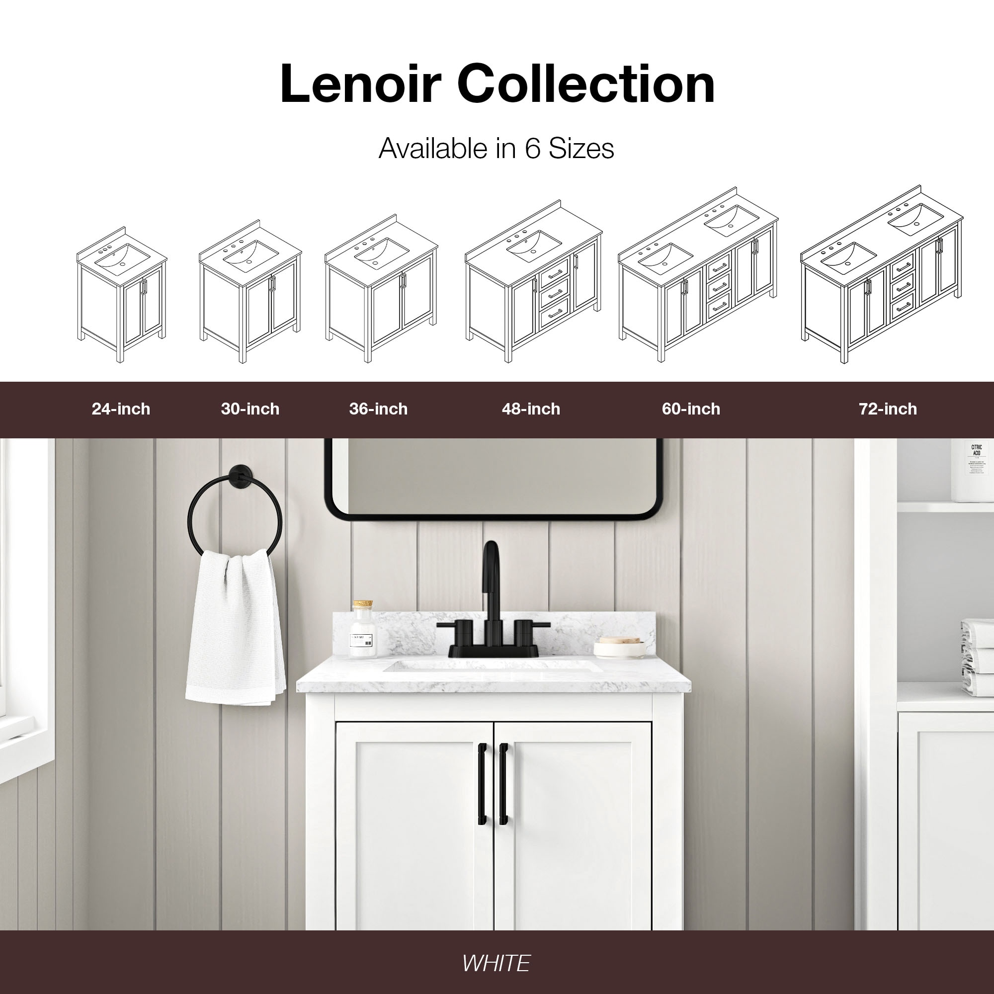 allen + roth LENOIR 24W Bath-Vanity-Combo - View #13