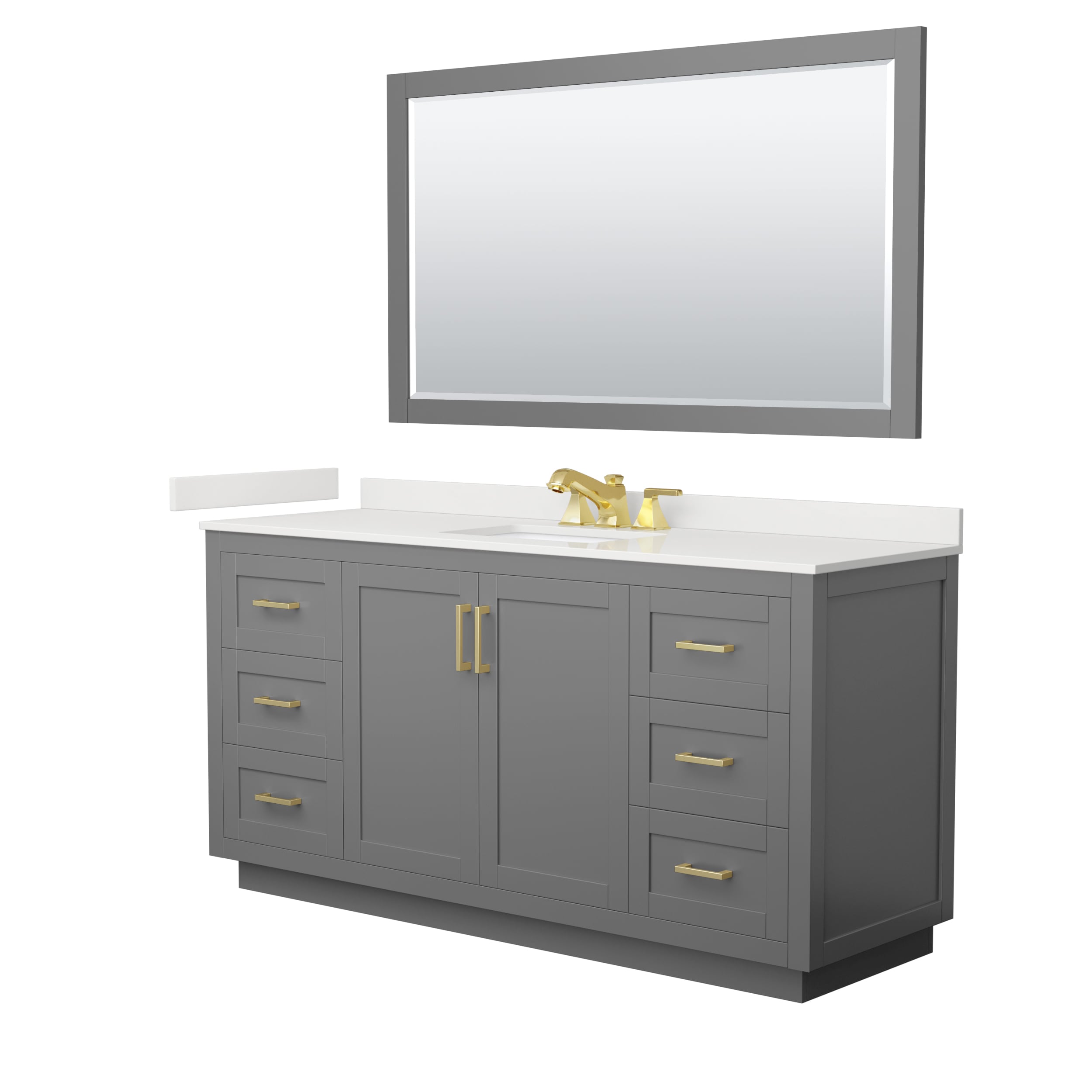 Wyndham Collection WCF292966SGGWQUS3M58 Bath-Vanity-Combo - View #2