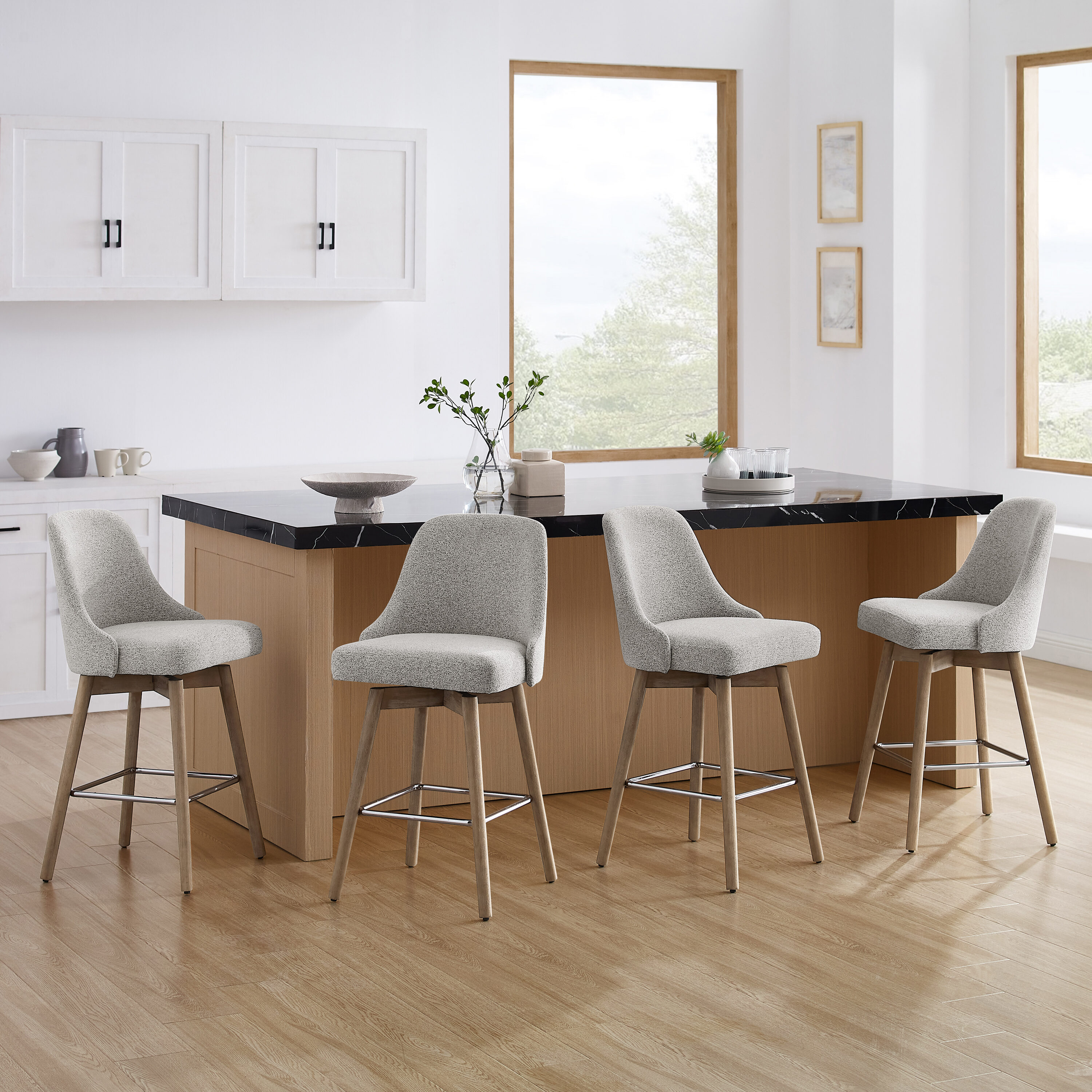 Art Leon BS042-2-WHGR-F stools - View #5