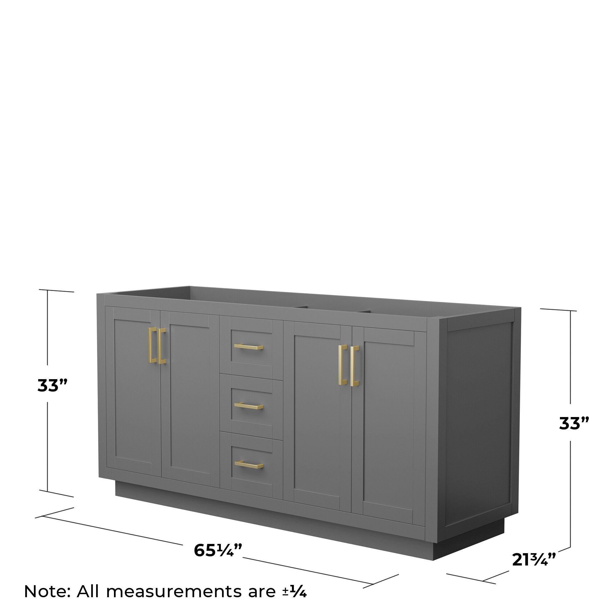 Wyndham Collection WCF292966DGGCXSXXMXX vanities - View #3