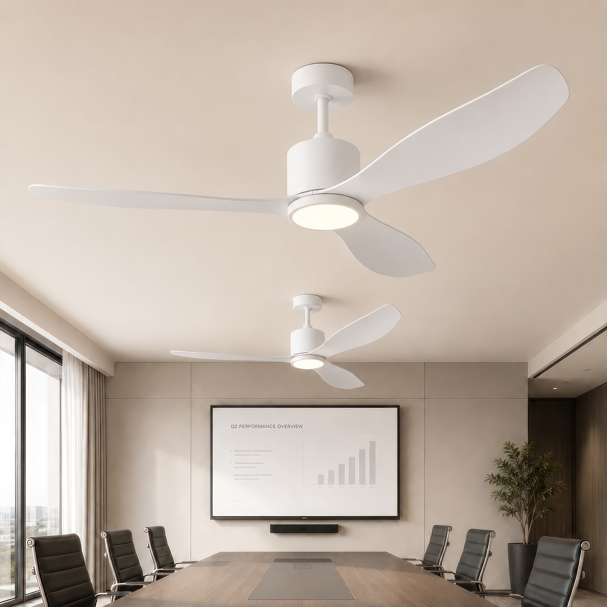 GreenEver CFL-0002-WH Ceiling-Fans - View #3