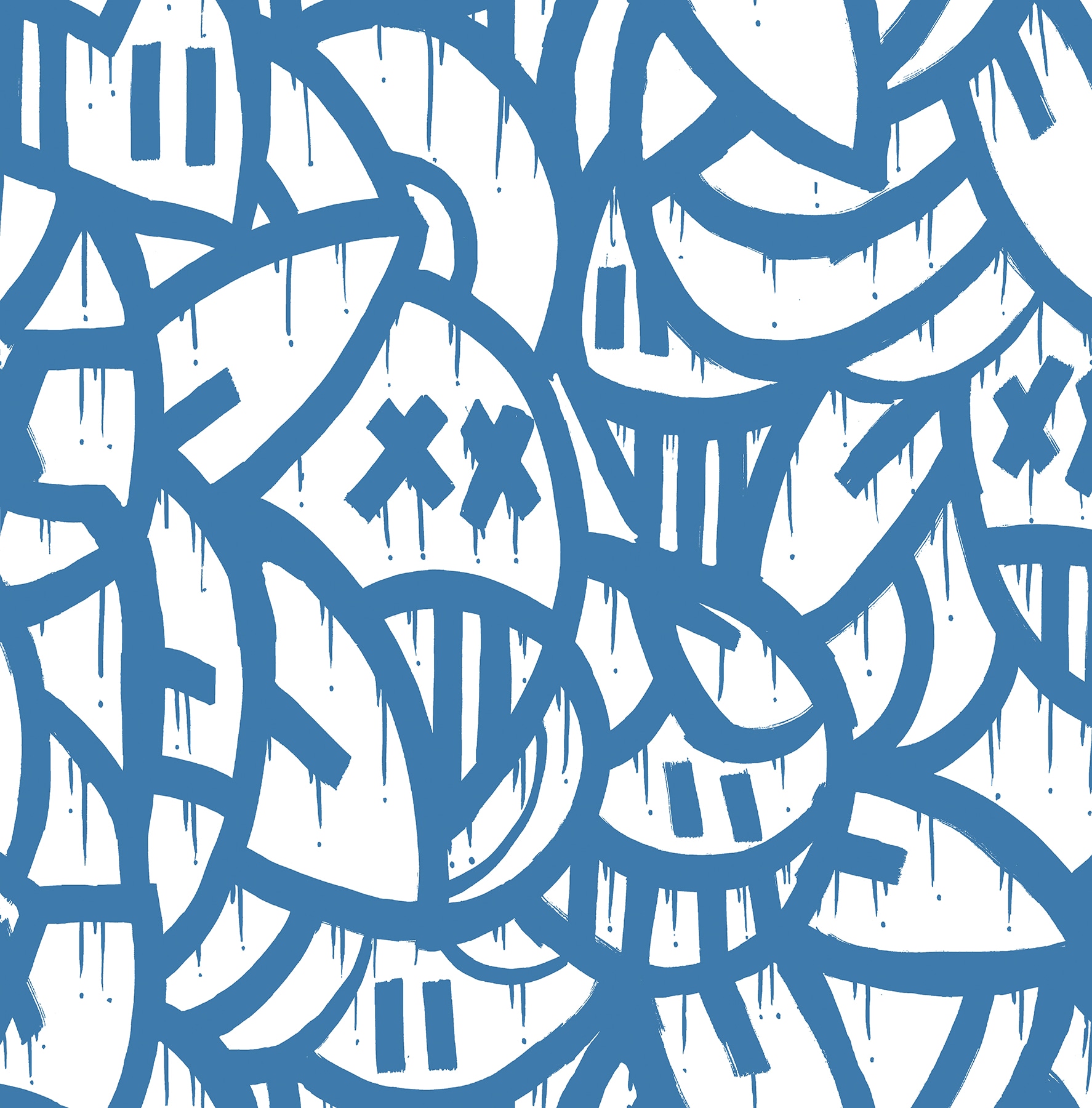 Arm of Casso AAS4879 30.75-sq ft Blue Vinyl Novelty Self-adhesive Peel and Stick Wallpaper