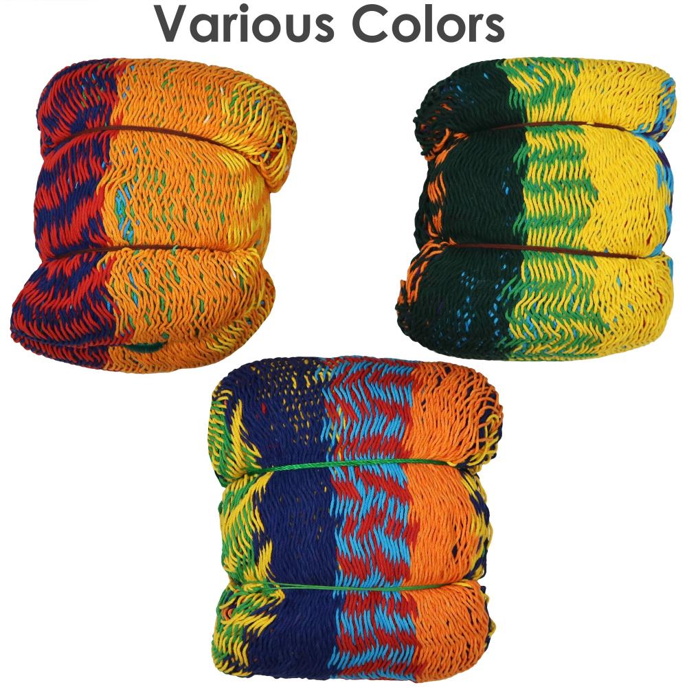 Handwoven Multicolor Mayan Family Hammock with Stand, 15 Feet