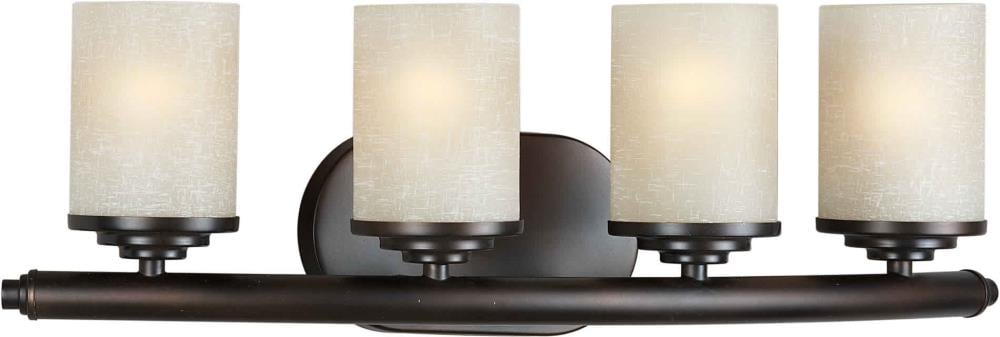  LW-FT510733 24-in 4-Light Antique Bronze Transitional Vanity Light Bar