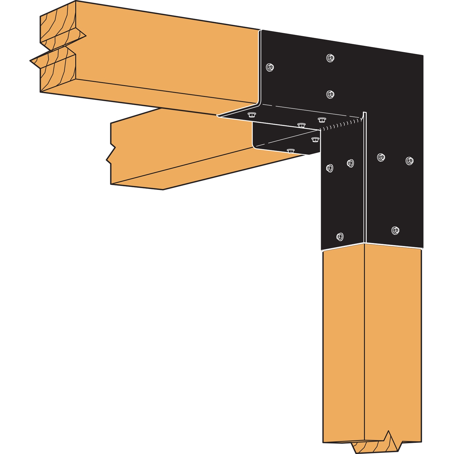 Simpson Strong-Tie SAGE-C44-KT2 Mending-Plates-Brackets-Braces - View #5