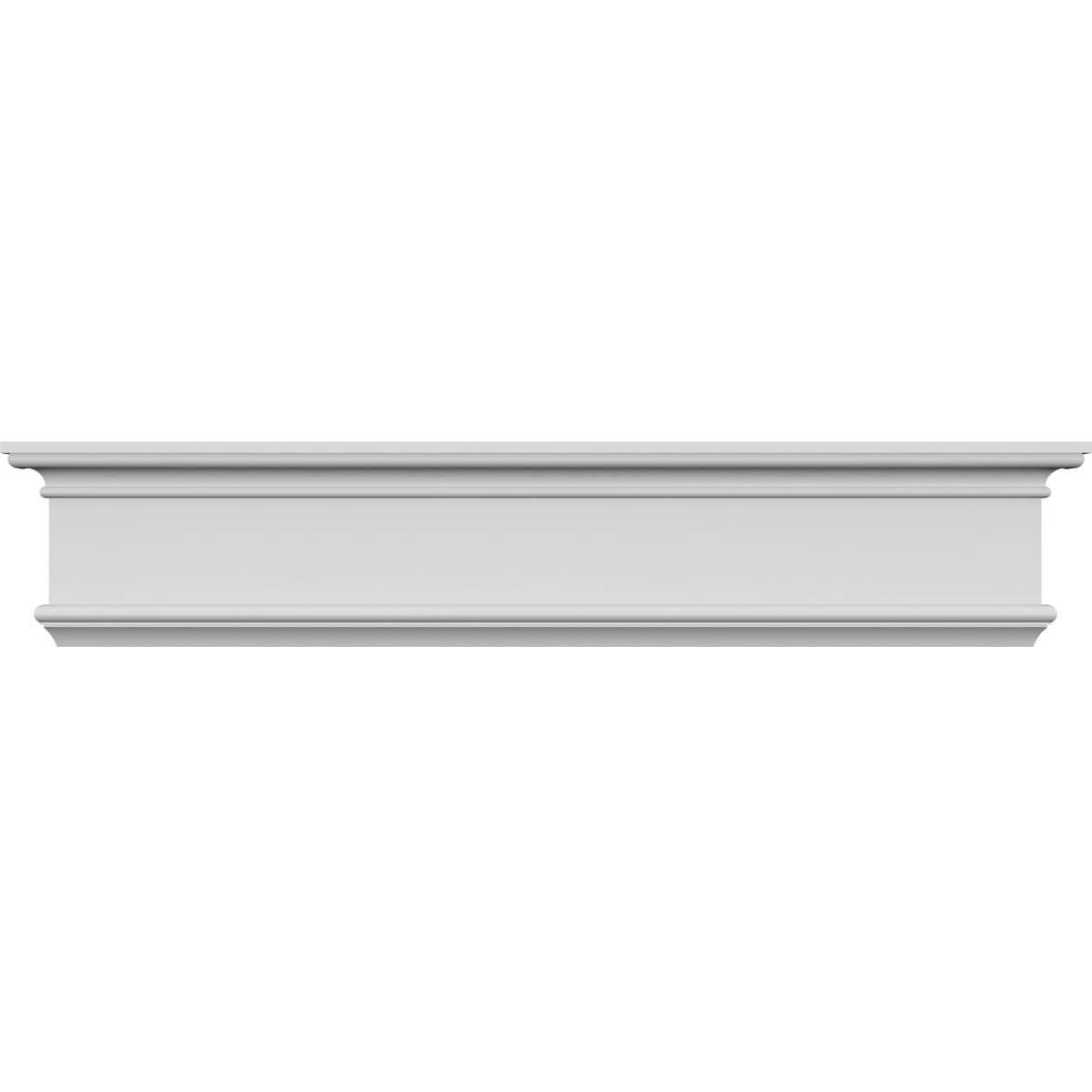 Ekena Millwork CRH09X44BE 48.375-Inches W x 8.625-Inches L Urethane Crosshead