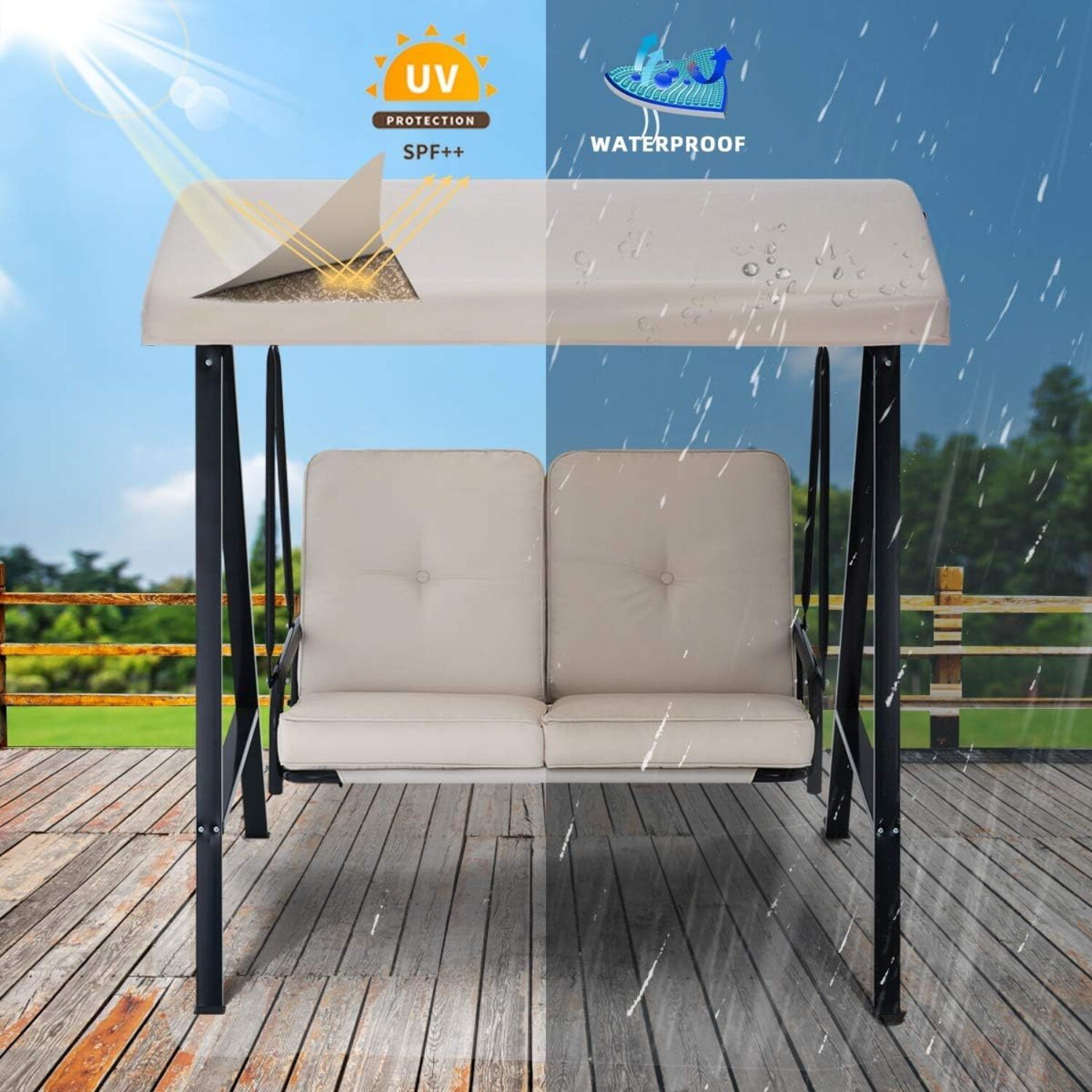 AECOJOY 19031BG-LS01 Swing-Gliders - View #7