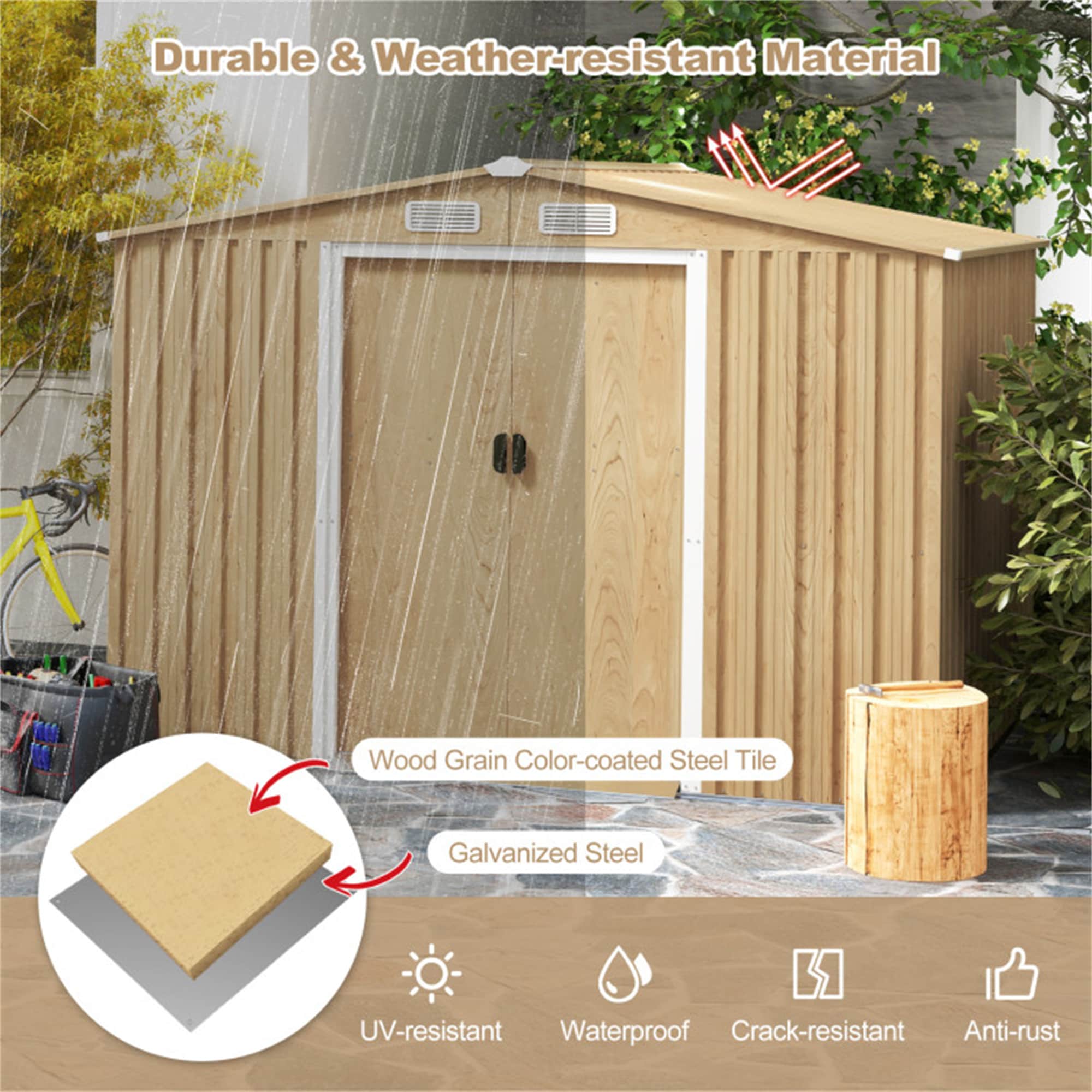 BABOOM BOM-4105NA+-CO Metal-Storage-Buildings-Sheds - View #5