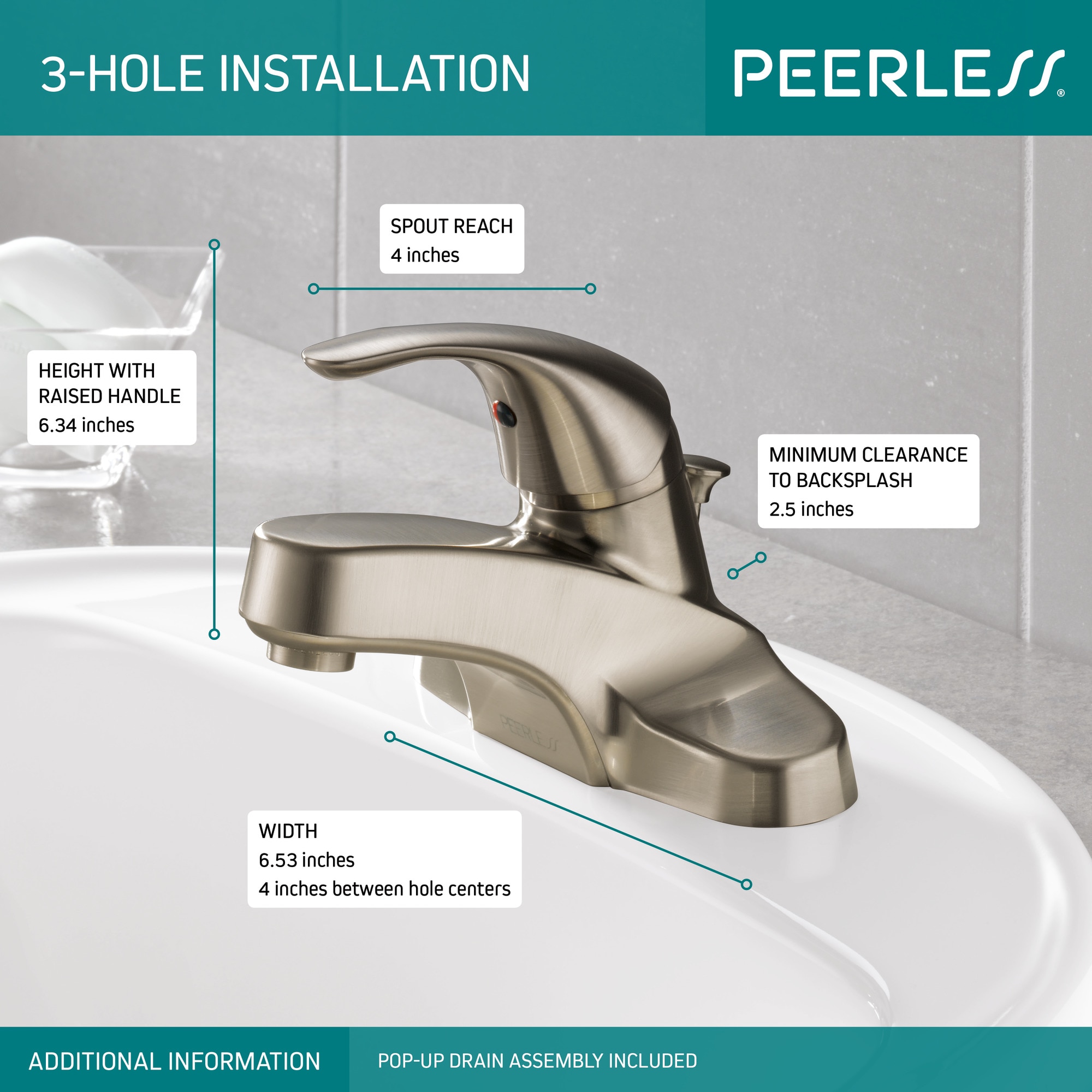 Peerless P188620LF-BN Lavatory-Faucets - View #5