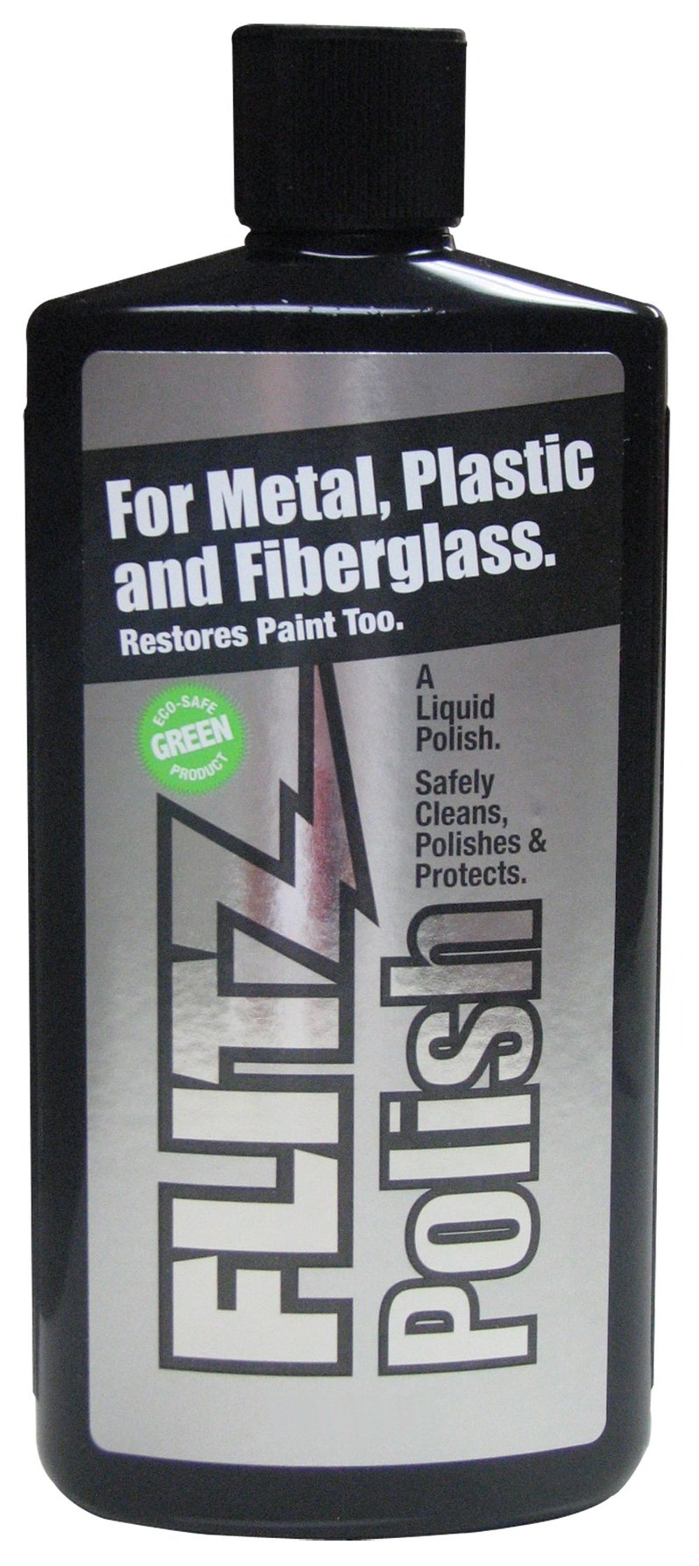 Flitz  Multi-Purpose Metal Polish Liquid 3.4 fl oz Bottle USA-Made Tarnish Remover for Aluminum Chrome Brass Nickel Silver (6 Pack)