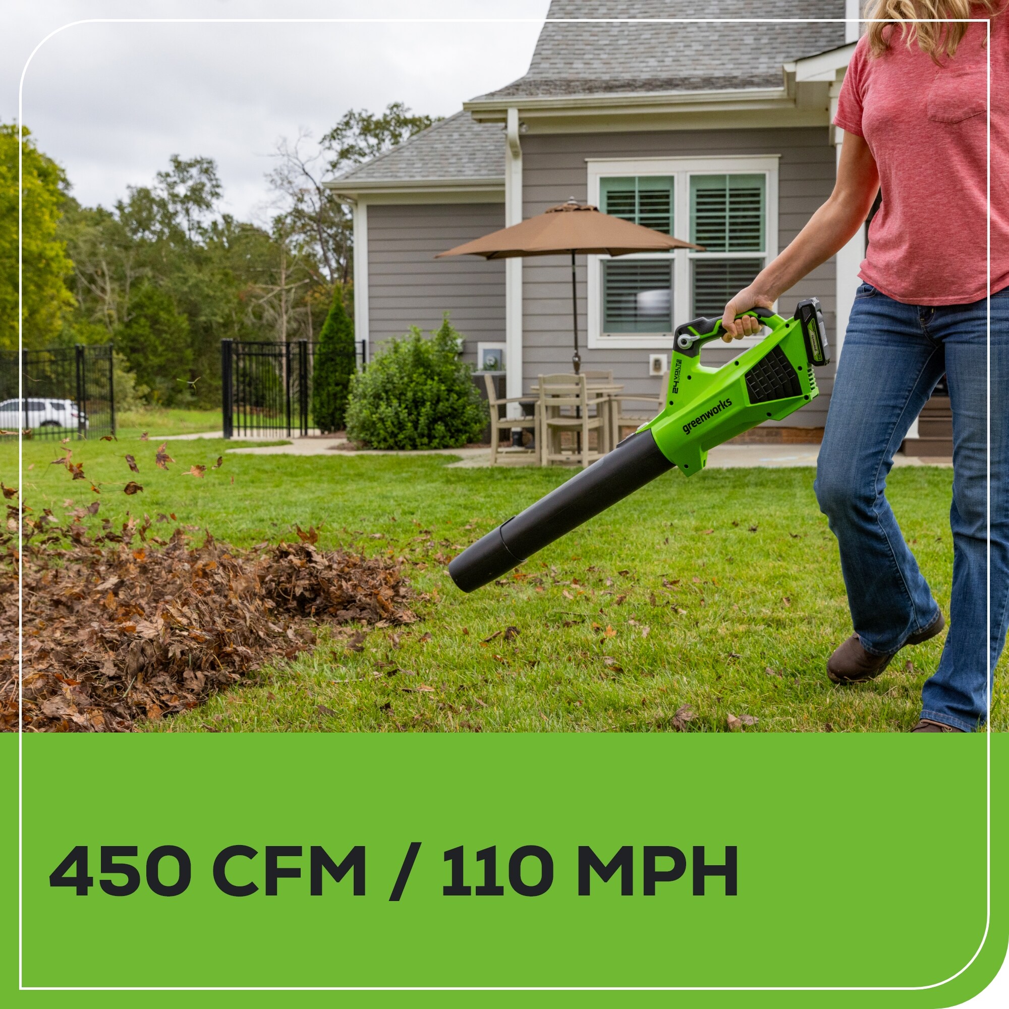 Greenworks BL24L410 Cordless-Electric-Blowers - View #8