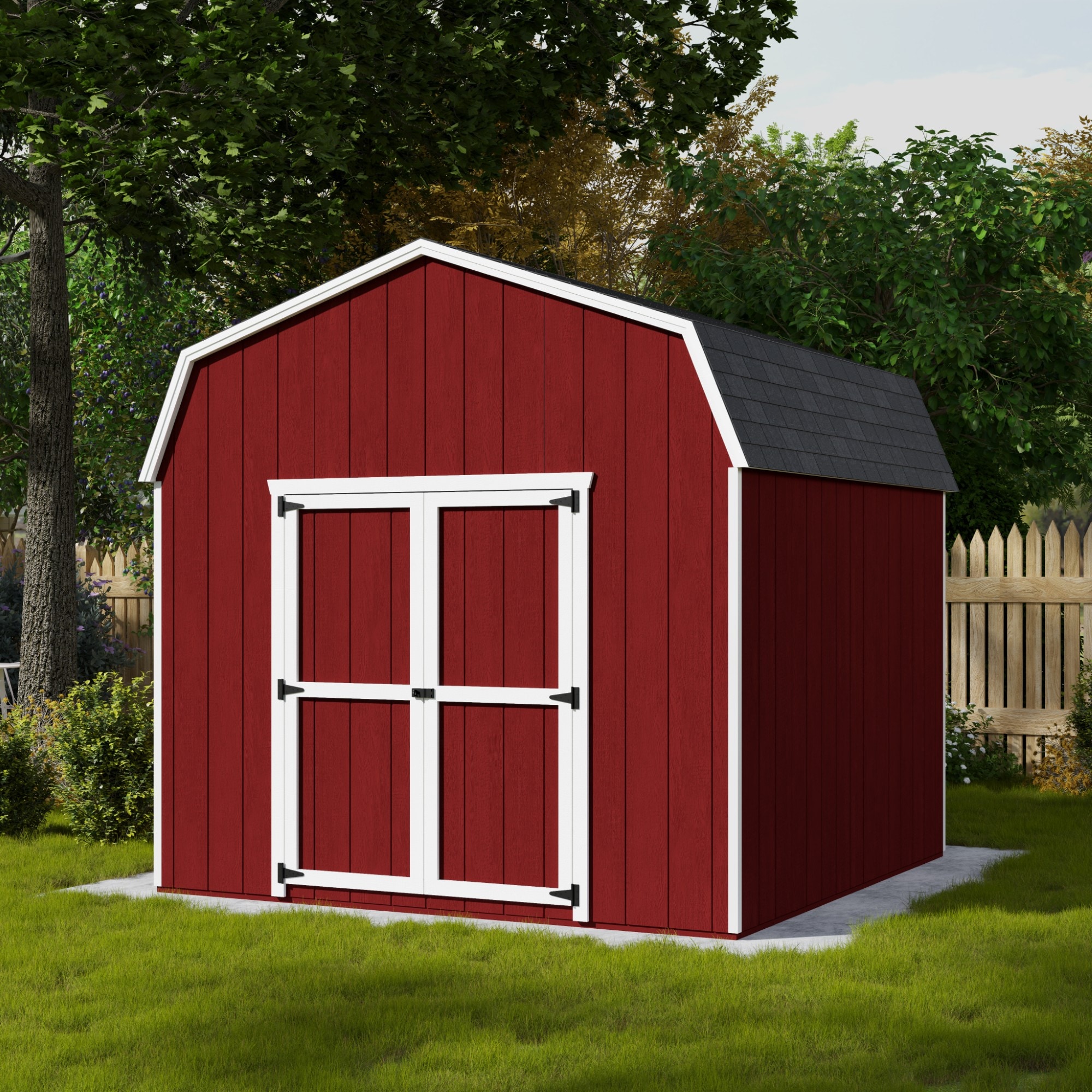Little Cottage Co 10X10 VGB-6-PC Wood-Storage-Buildings - View #2