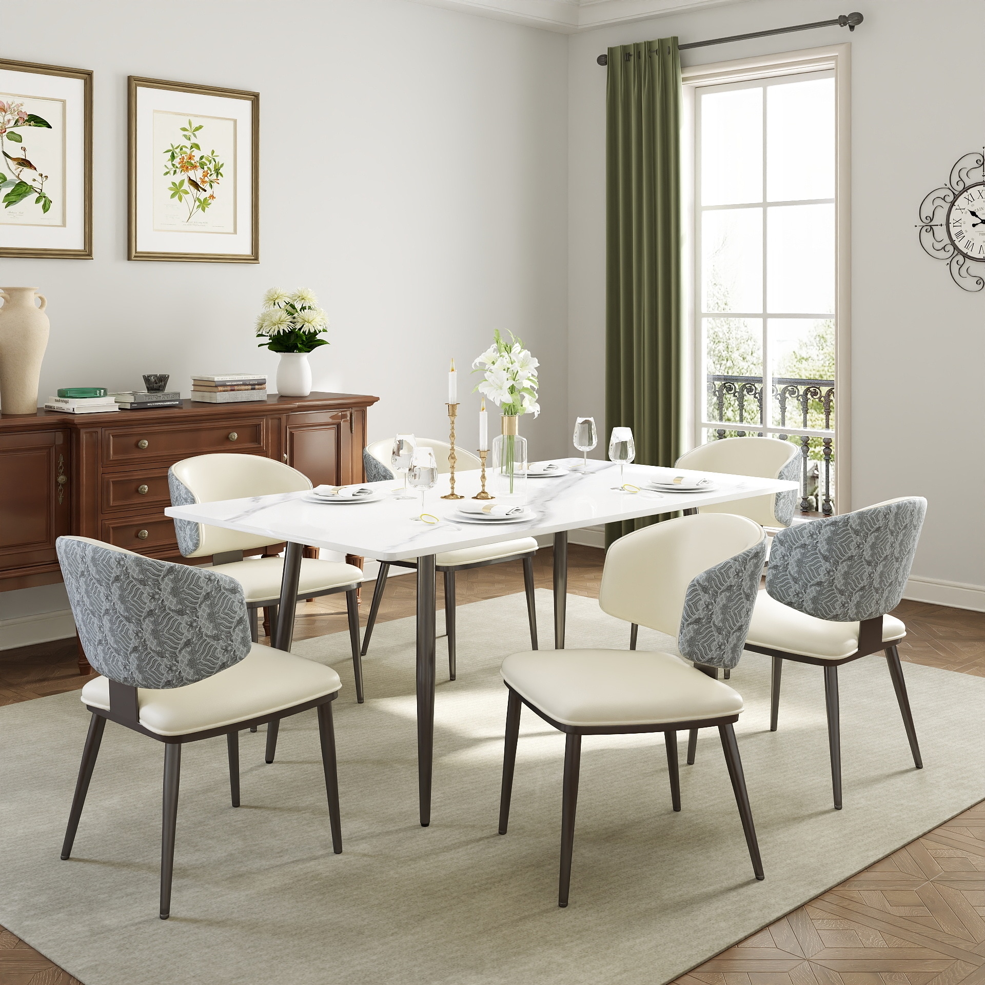 BuotiqHom DH-DC6WB-SET4 Dining-Chairs - View #6