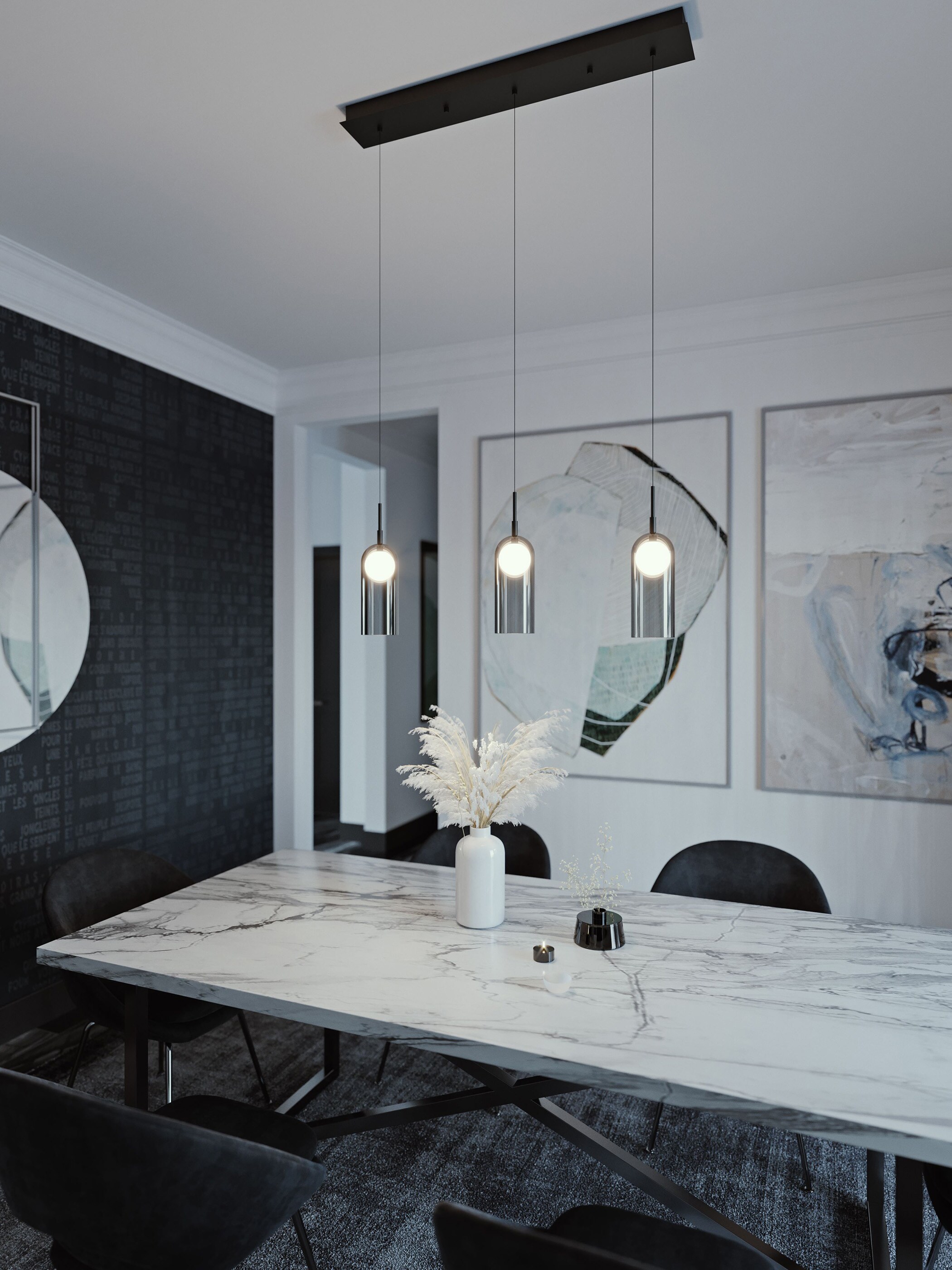 AFX KRNP04L30D1BKLNR3 Pendant-Lights - View #3