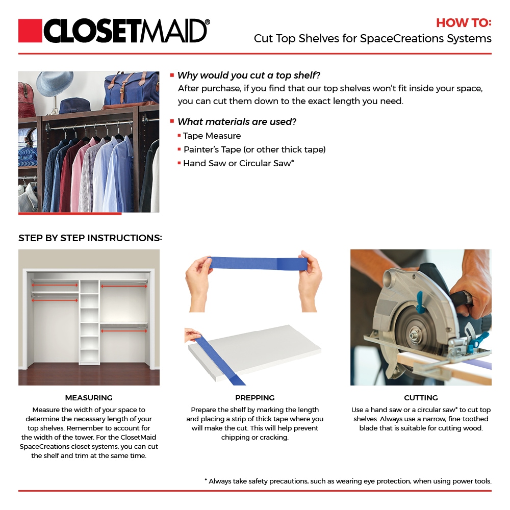 ClosetMaid SpaceCreations 90 in. Closet System - Bright White