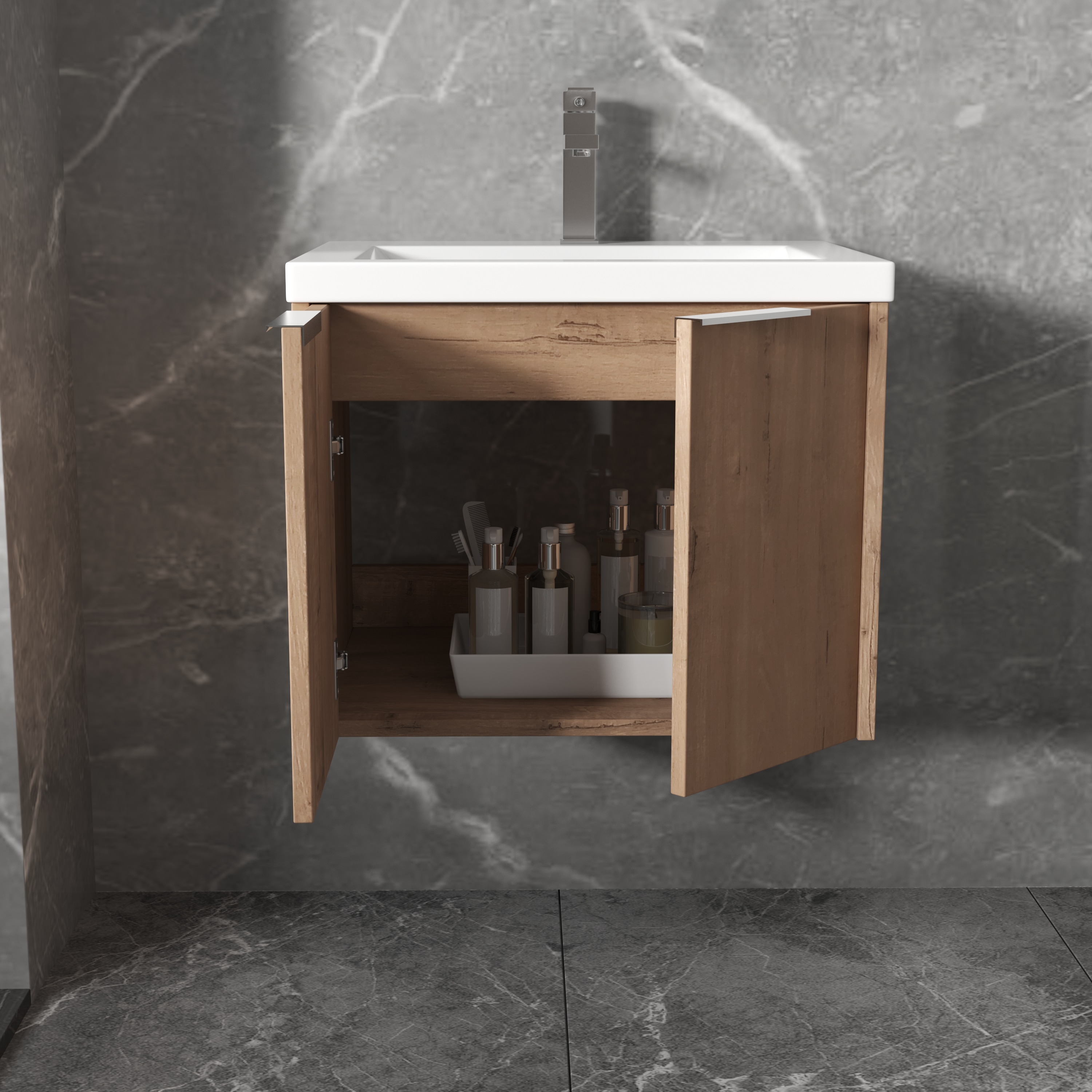 Wooakway FXLS0606-605BV049 Bath-Vanity-Combo - View #3