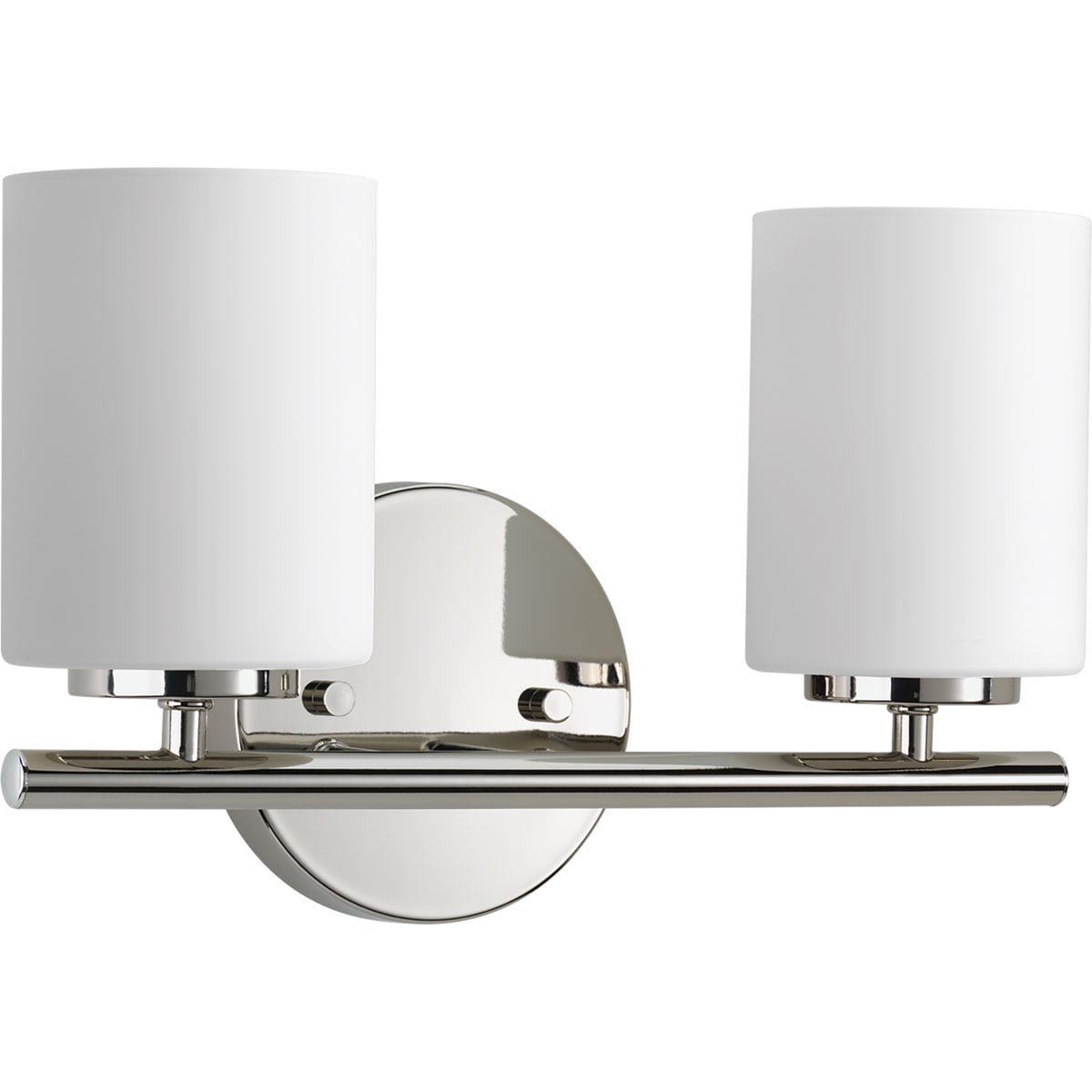 Progress Lighting P2158-104 Replay 13-in 2 -Light Polished Nickel Modern/contemporary Vanity light