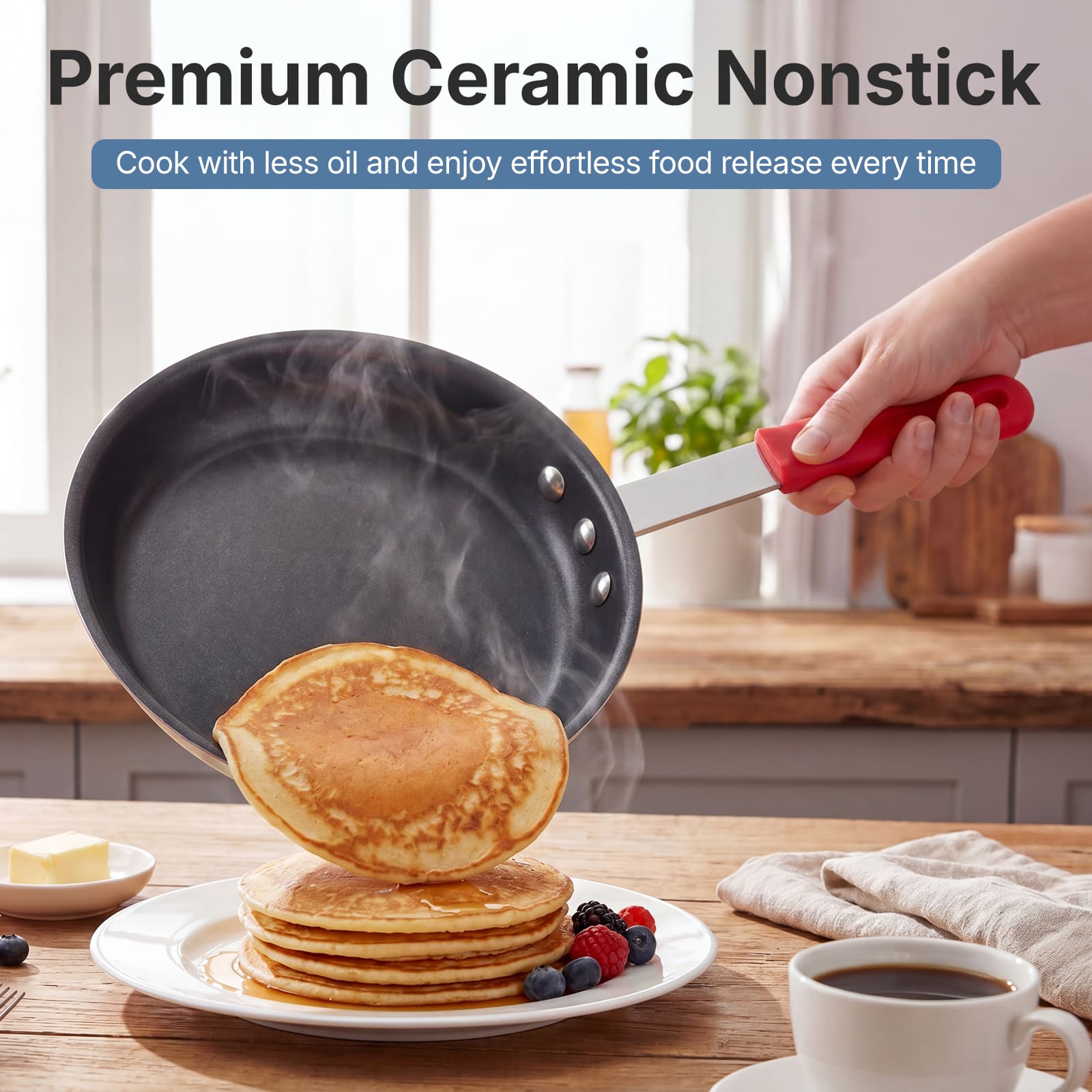 Sweetcrispy L-DO-GJV30BZ-8RD Cooking-Pans-Skillets - View #6
