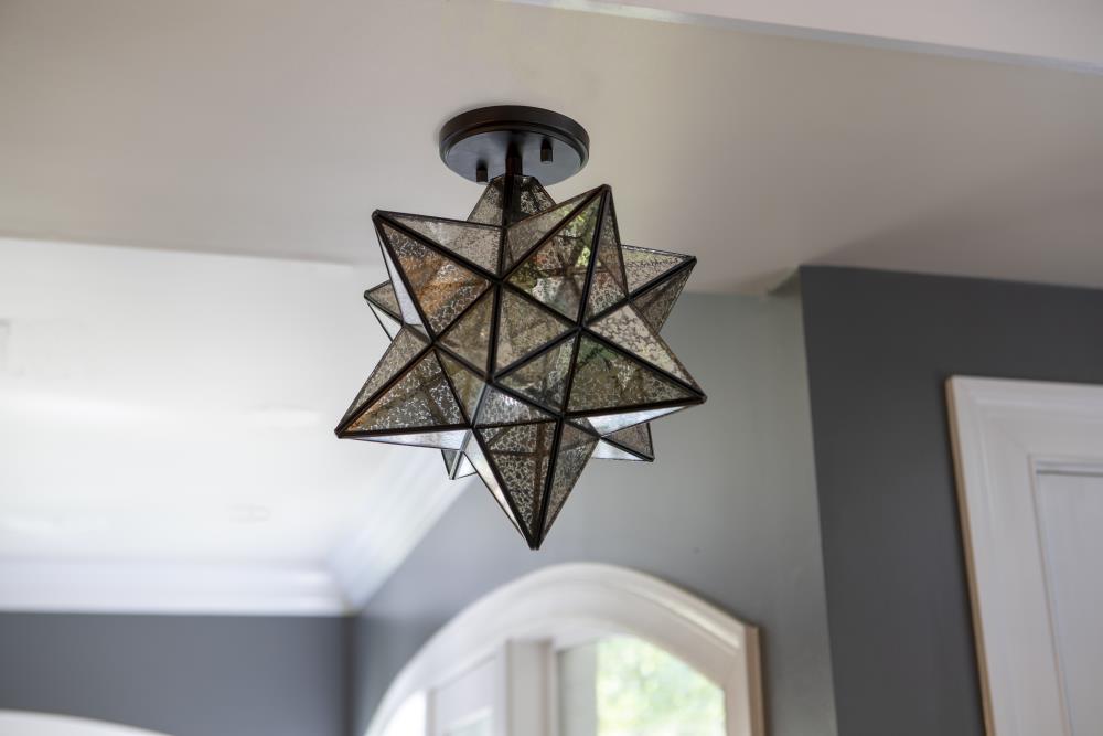 olivia star pendant light