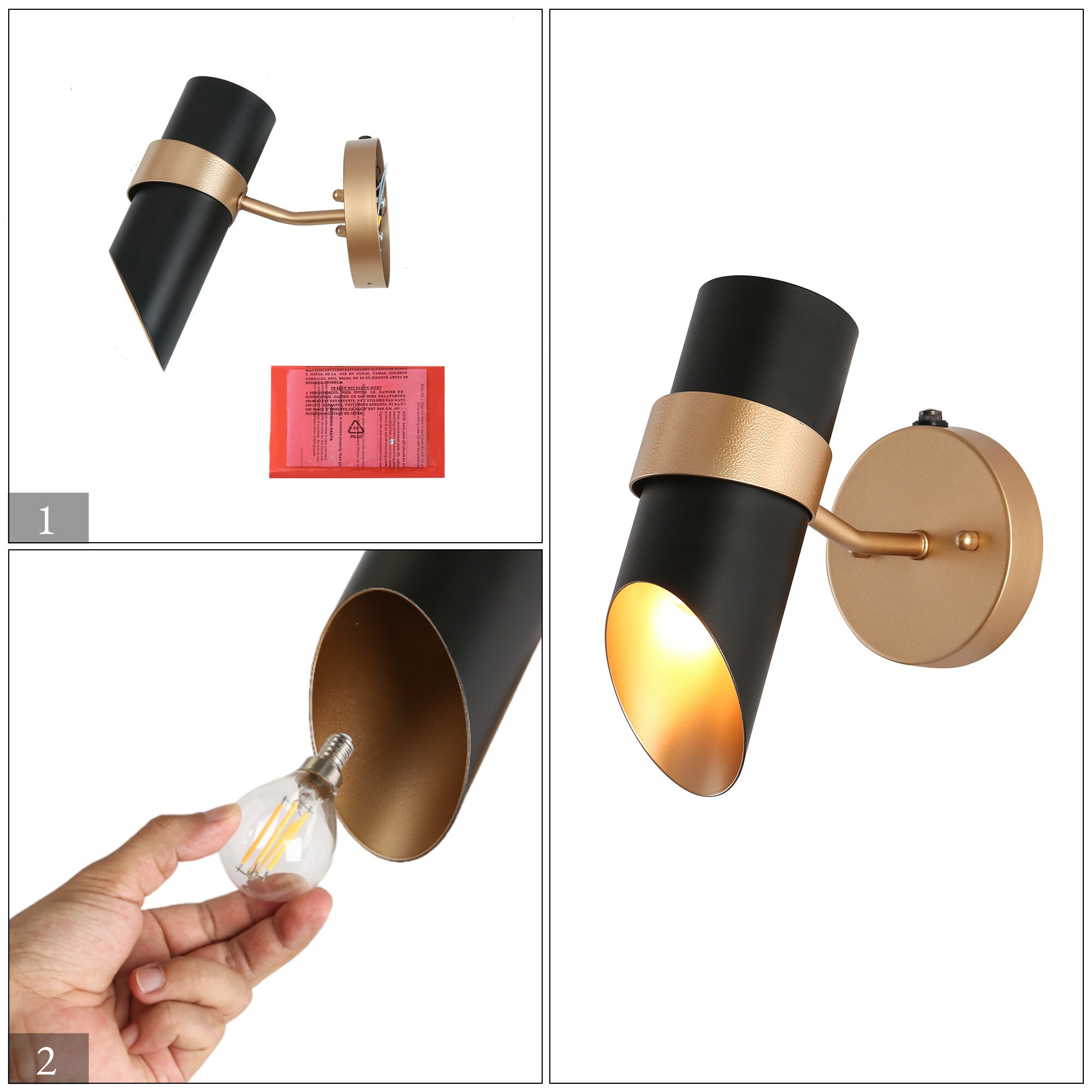 LNC HL005062BG Outdoor-Wall-Lighting - View #9