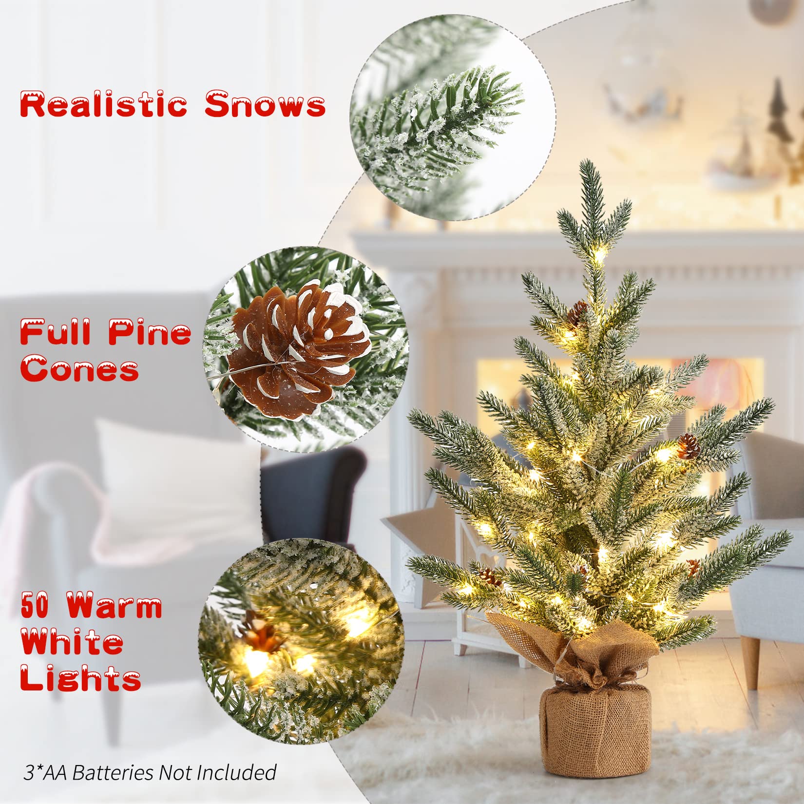 IdealHouse WEHHZ-H6645TXWXR3C Artificial-Christmas-Trees - View #3