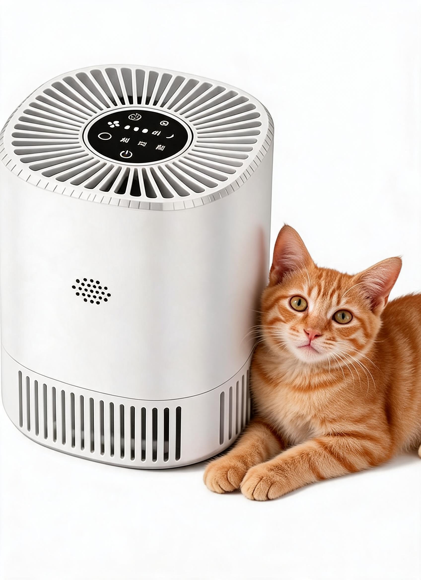 Garvee Small Air Purifiers for Bedroom H13 HEPA Air Filter Child Lock Sleep Mode Quiet Air Cleaner for Pet CADR 102 60 CFM for 15m Portable Small Air Purifier for Home Office Living Room