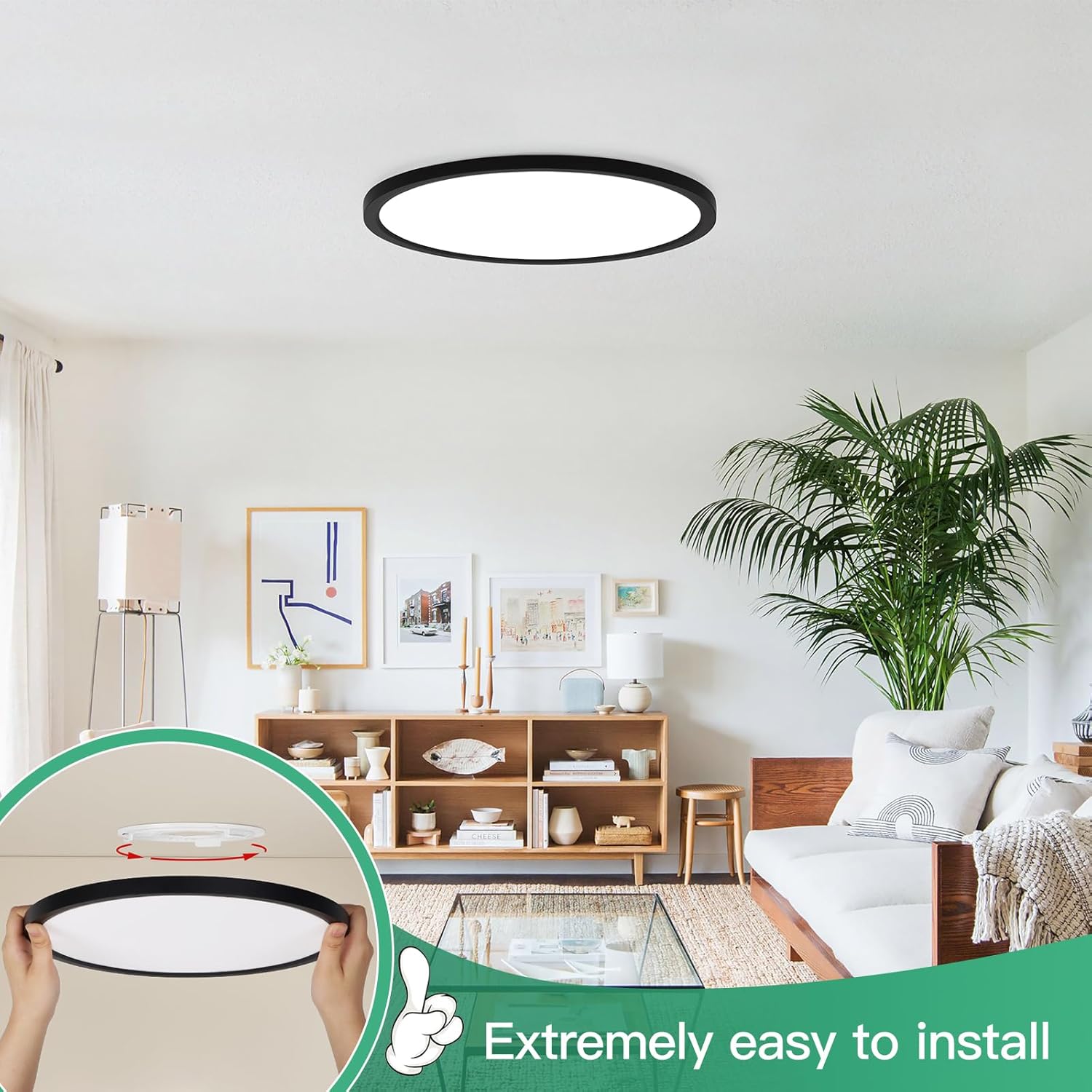 Nordic Hygge KN-CL-XD300-09-BK-4 flushmounts - View #3