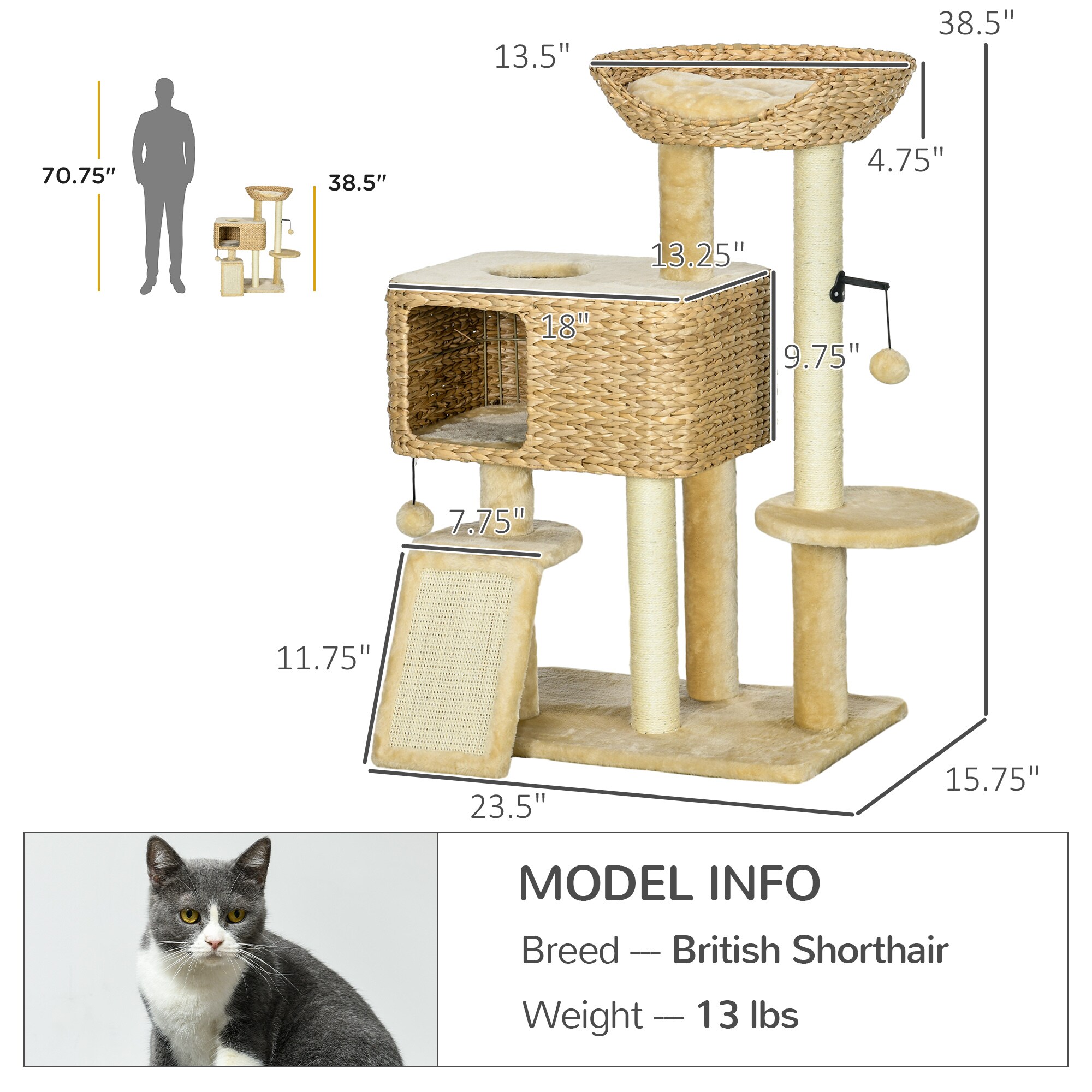 LUXEYARD DS-M-BAC02878 Cat-Trees - View #3