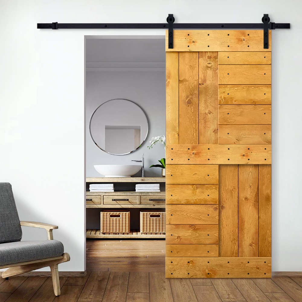 CALHOME SMK-96+DIY-N1-42AT Barn-Doors - View #2