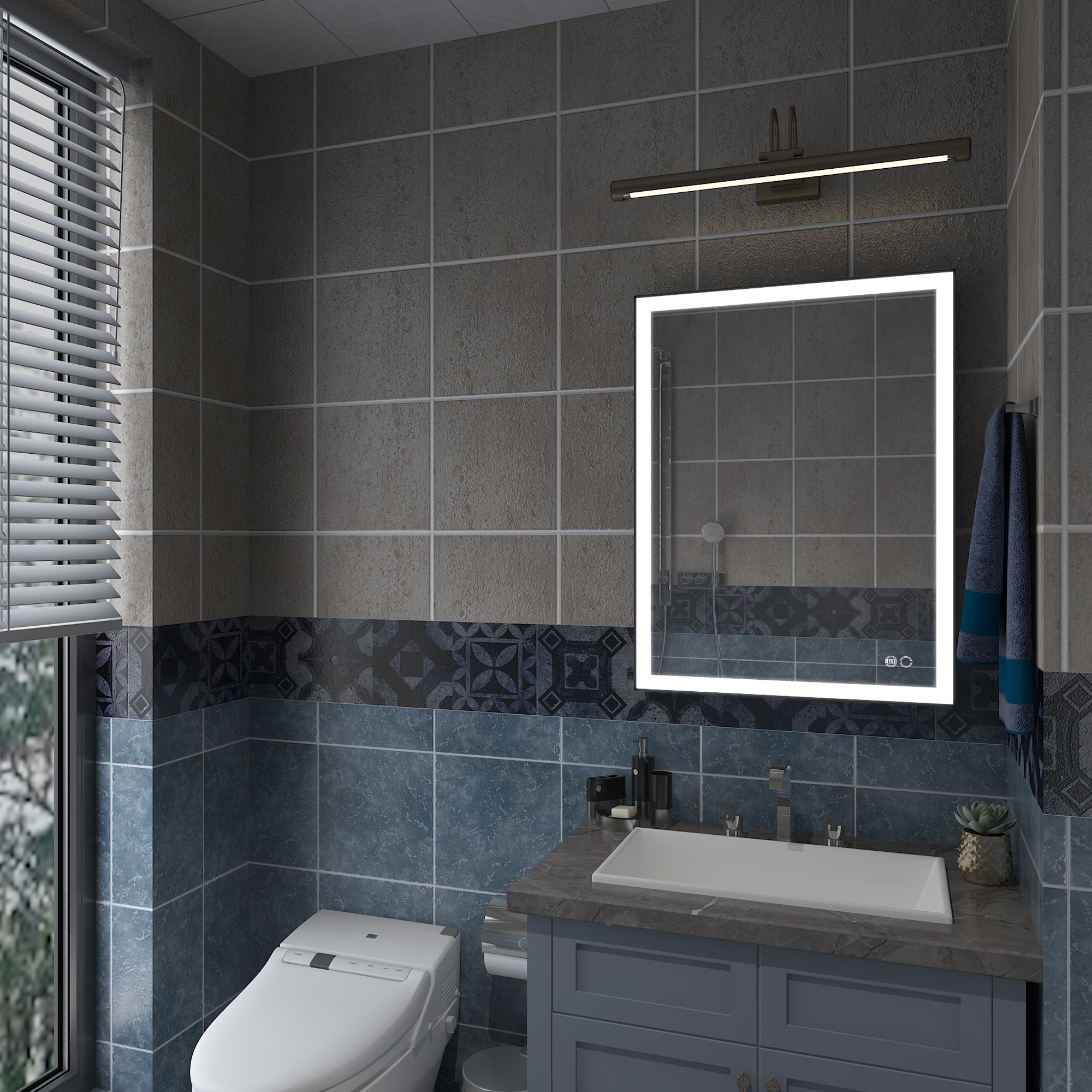 Forclover JSEX2432-BX1 Framed-Bath-Mirrors - View #10