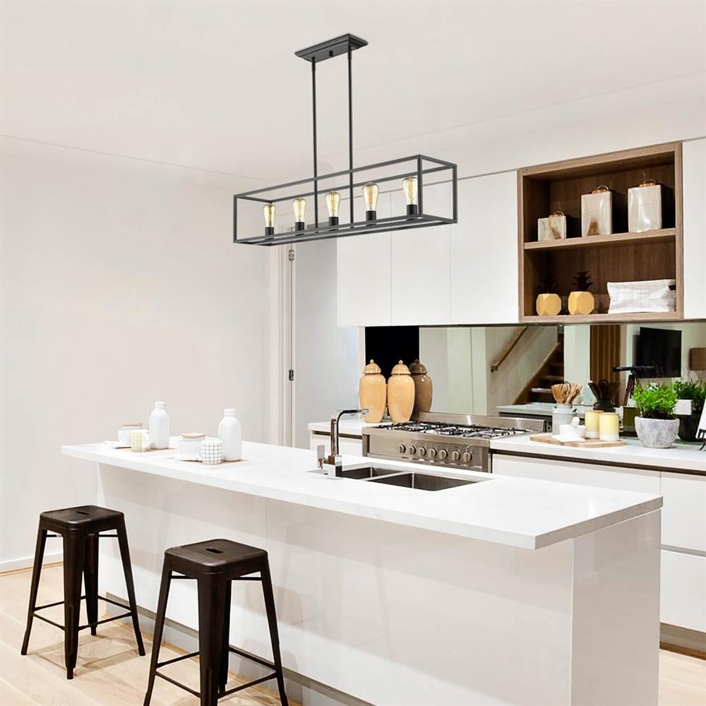 Golden Lighting 2072-LP BLK Pendant-Lights - View #3