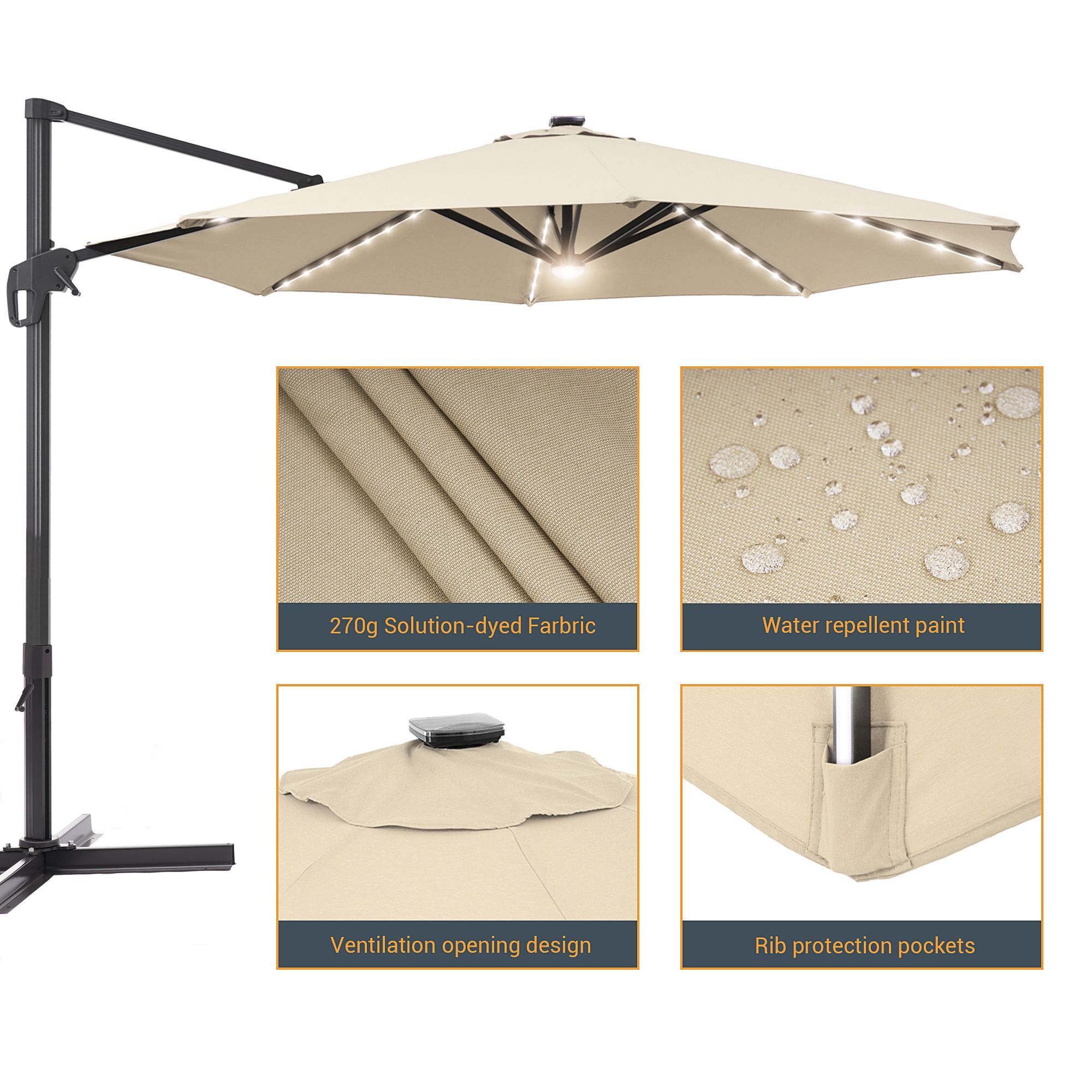 Sonkuki SD-132BG-LED Umbrellas-2 - View #3