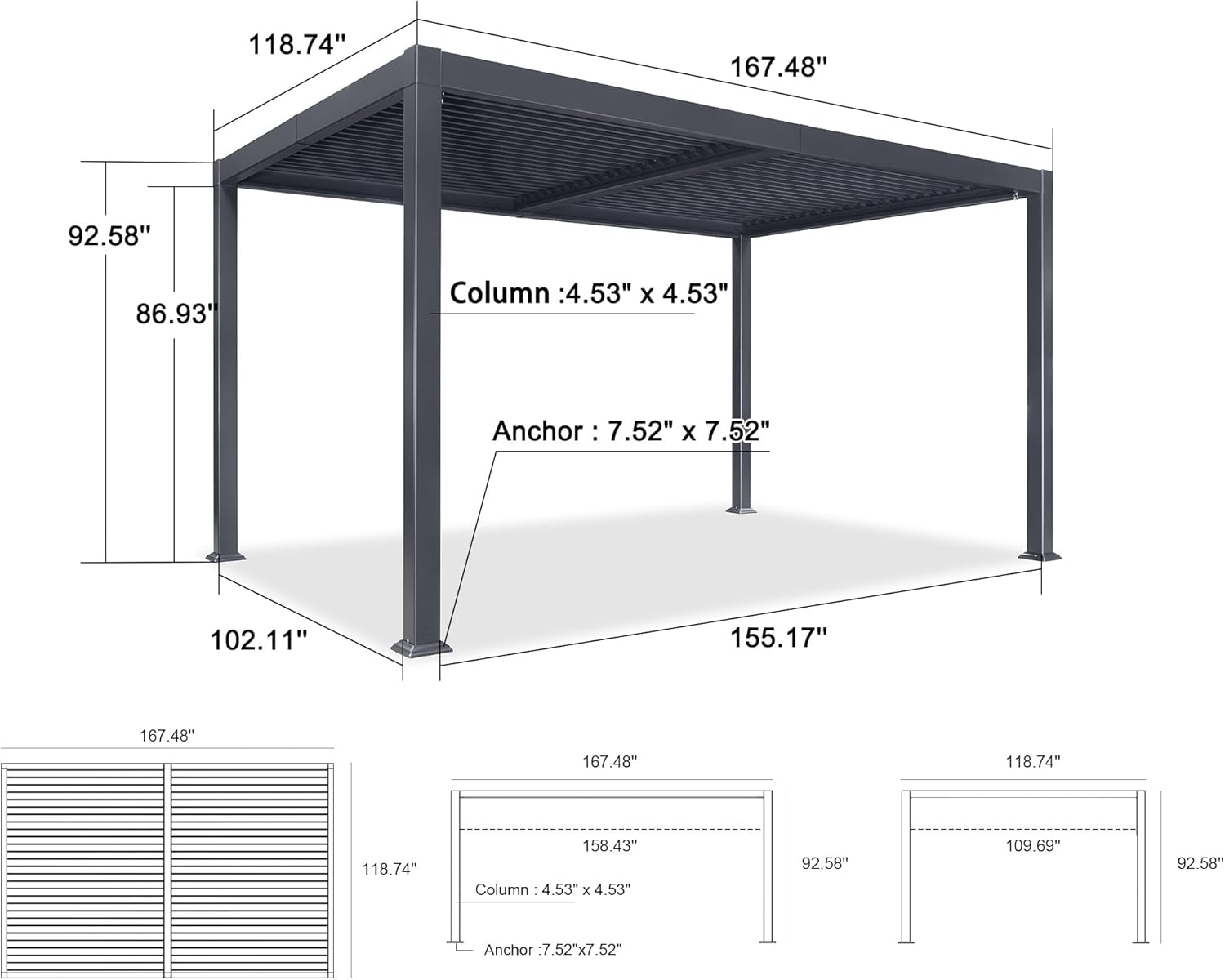 PURPLE LEAF LS05KSPRG1014-1 Pergolas-2 - View #2