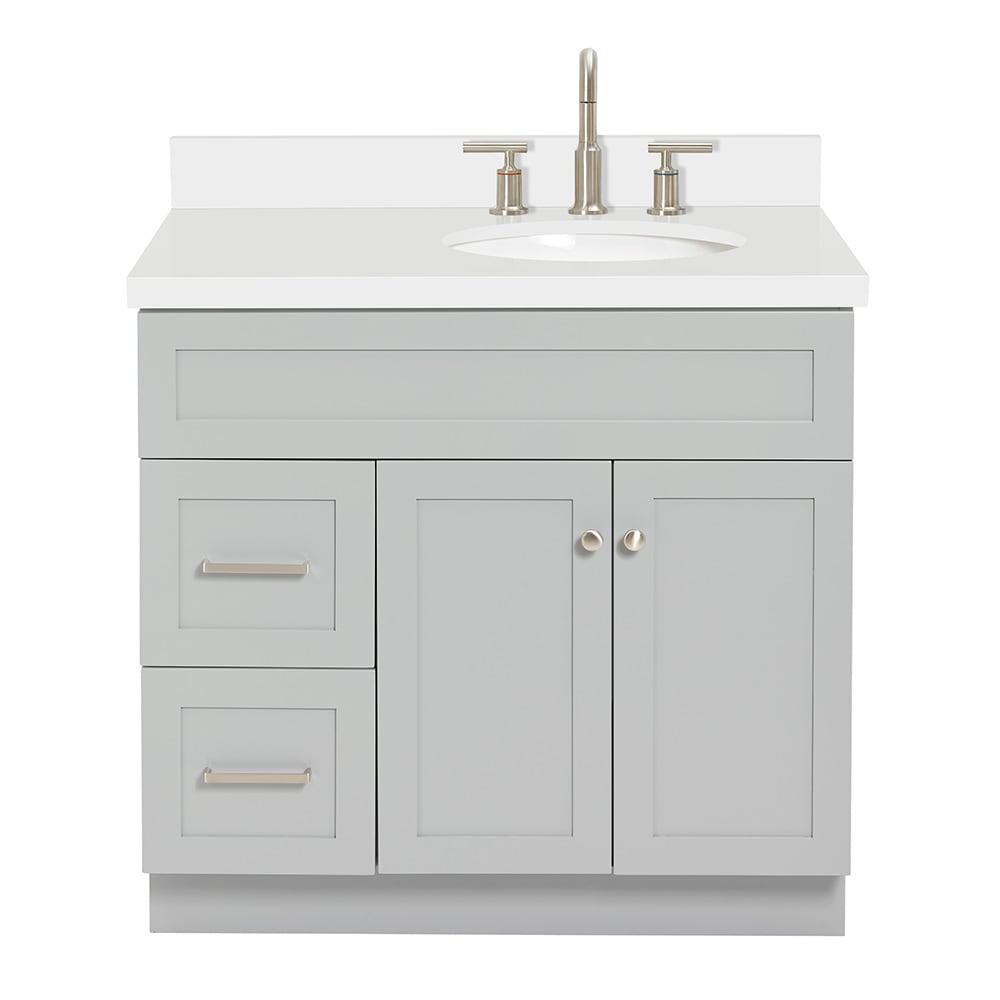 ARIEL F037SRWQOVOGRY Bath-Vanity-Combo - View #2