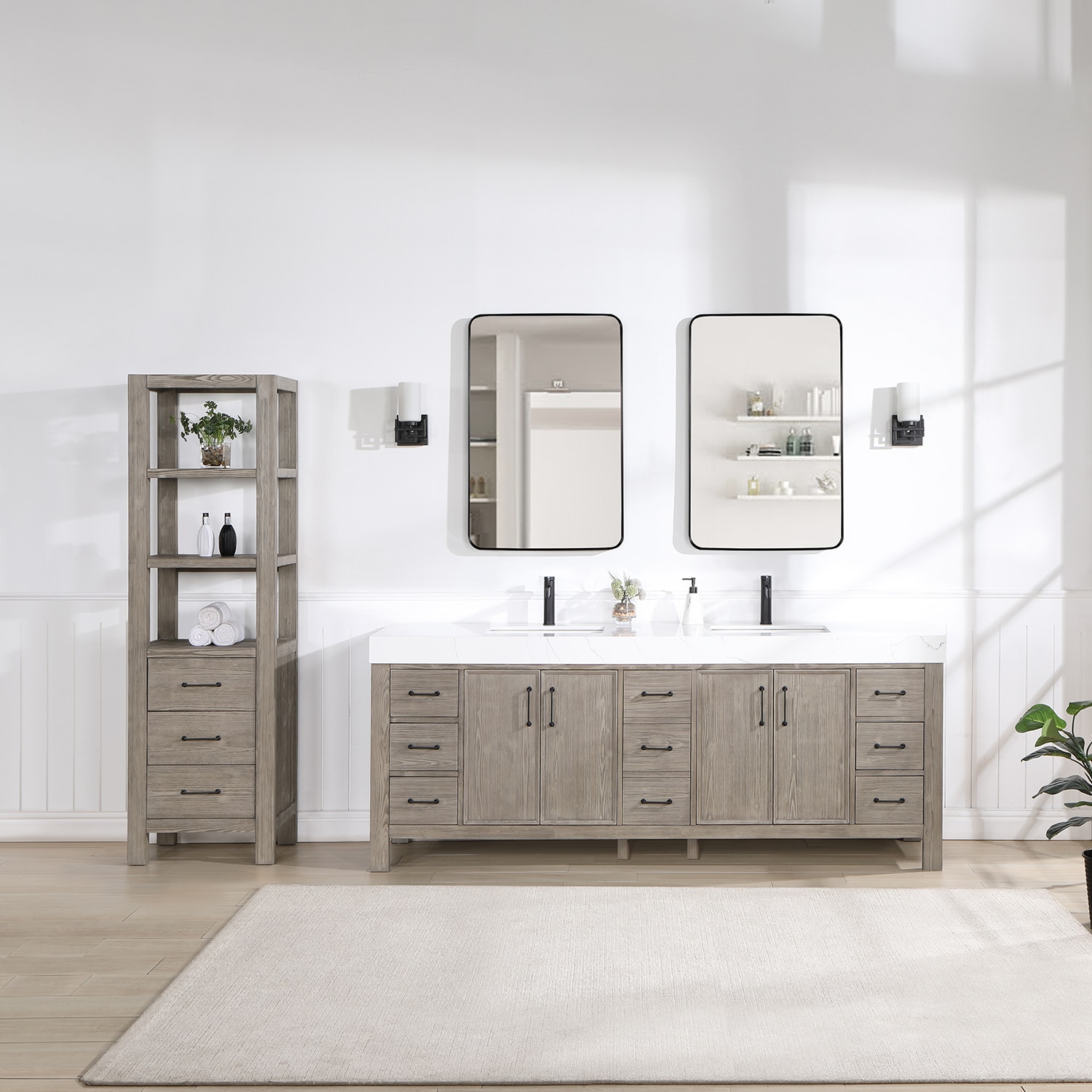 84-in Bathroom Vanities with Tops at Lowes.com