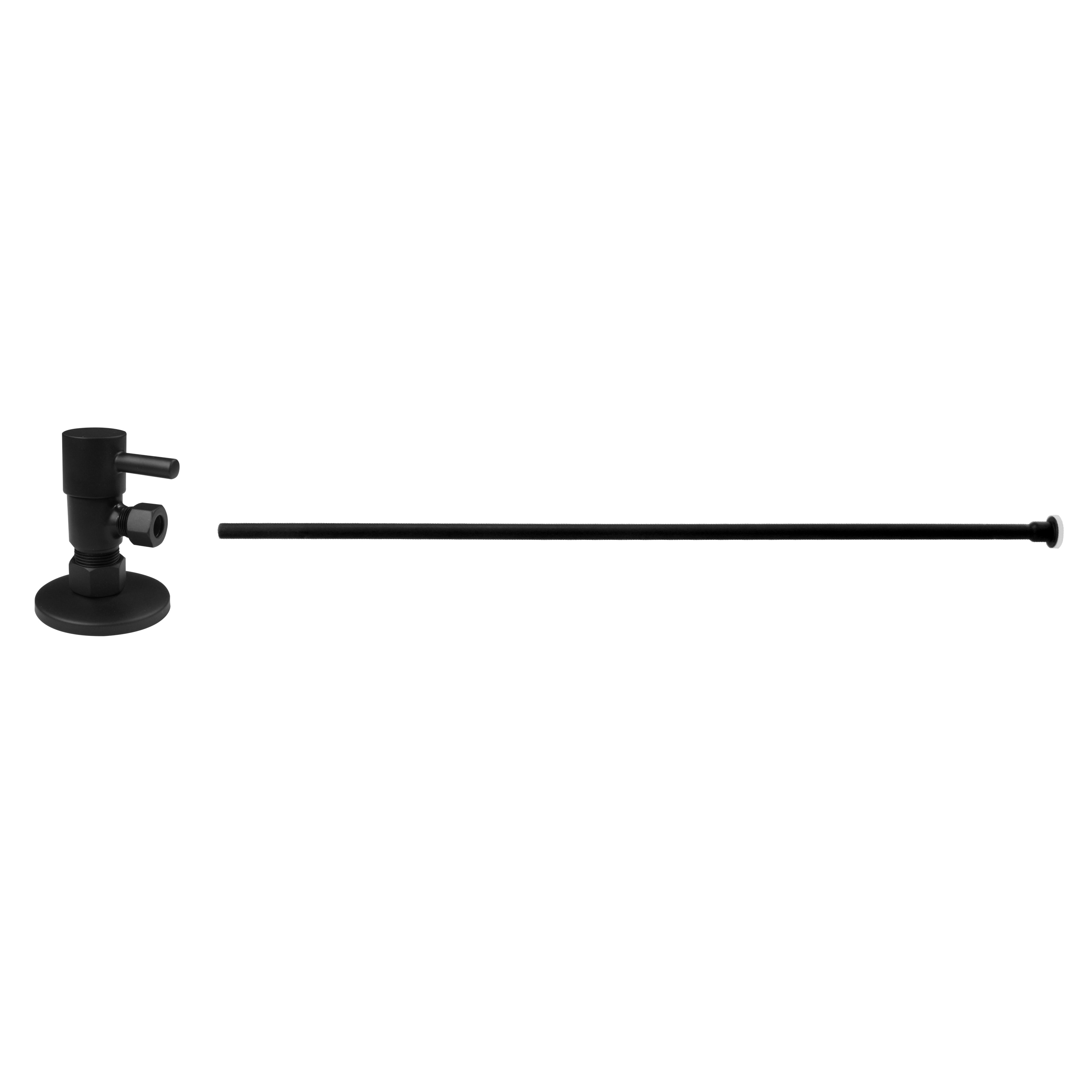 WESTBRASS D105QRT-62 5/8-in Compression x 3/8-in OD Compression Brass Quarter turn Stop Supply stop