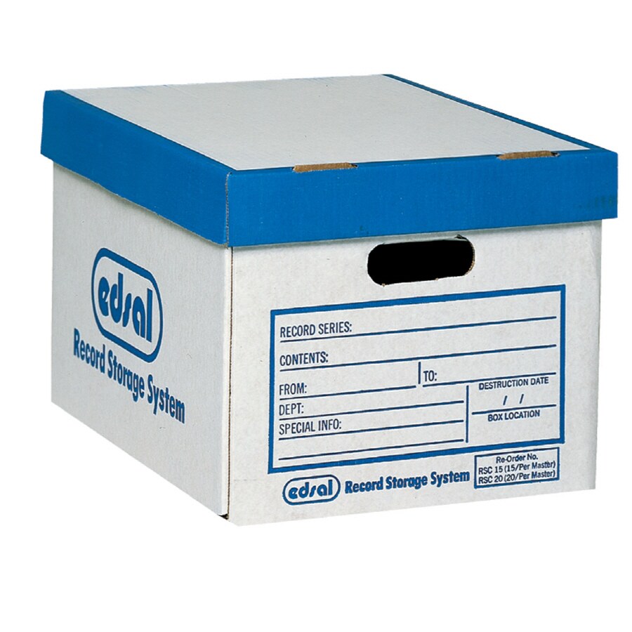edsal RSC15 15-Pack Muscle Rack 5-Gallons (20-Quart) White Tote with Standard Snap Lid