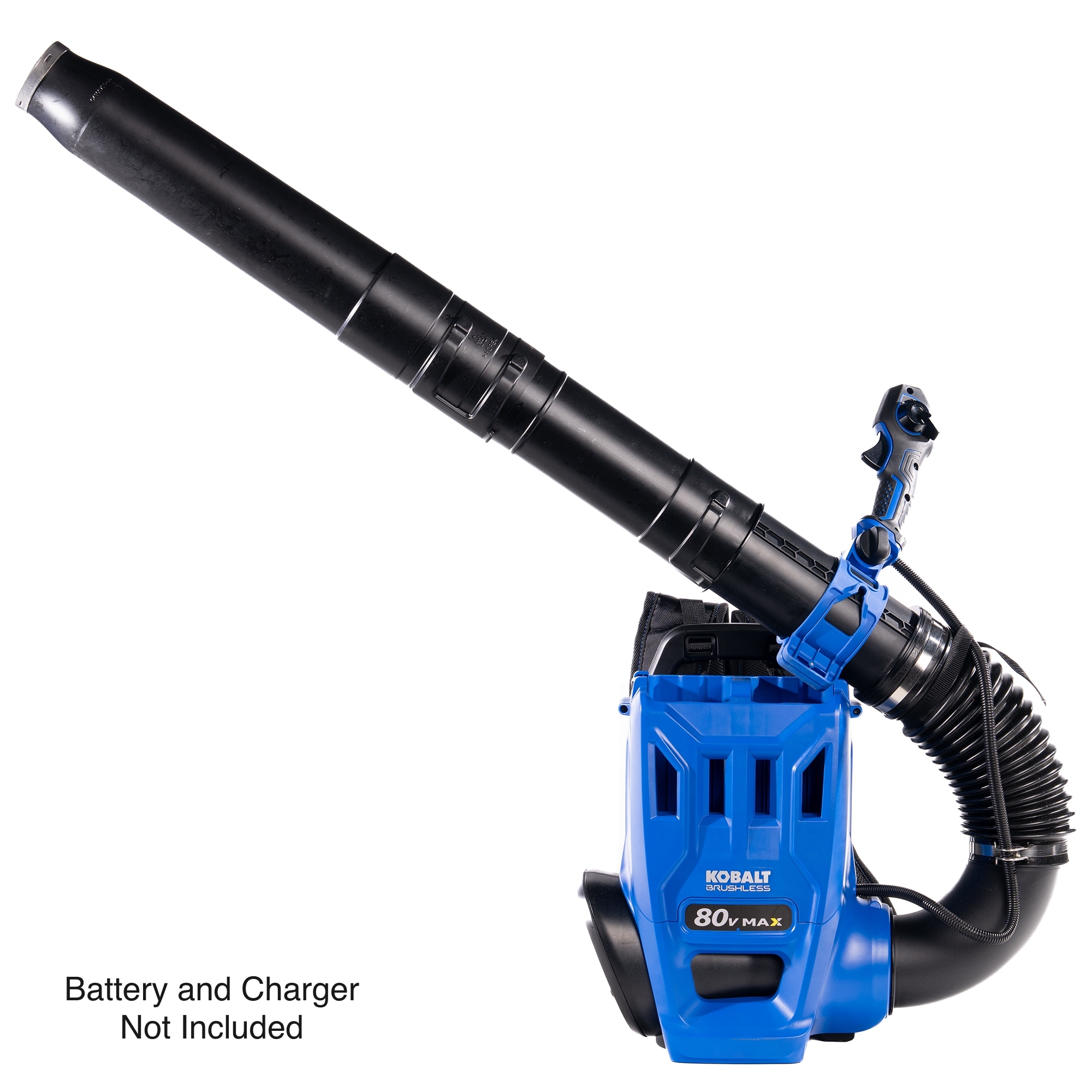 Kobalt KBB 7880D-06 Dual Port 80-volt 850-CFM 210-MPH Battery Backpack Leaf Blower Battery Not Included Charger Not Included