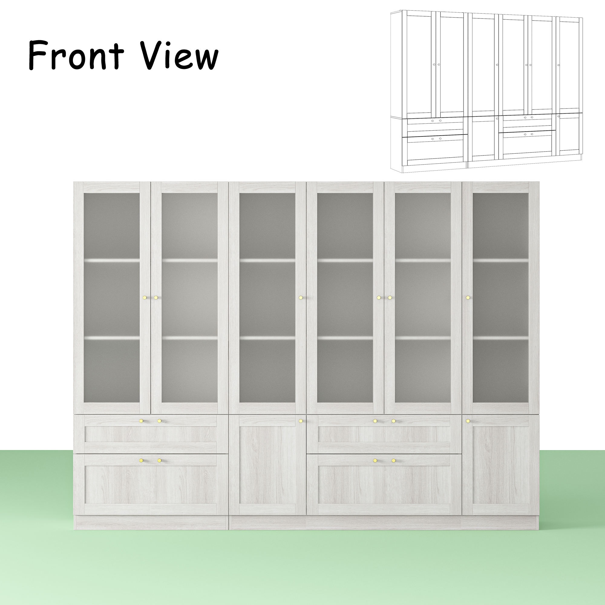 FUFU&GAGA KF020521+522-01AB bookcases - View #5
