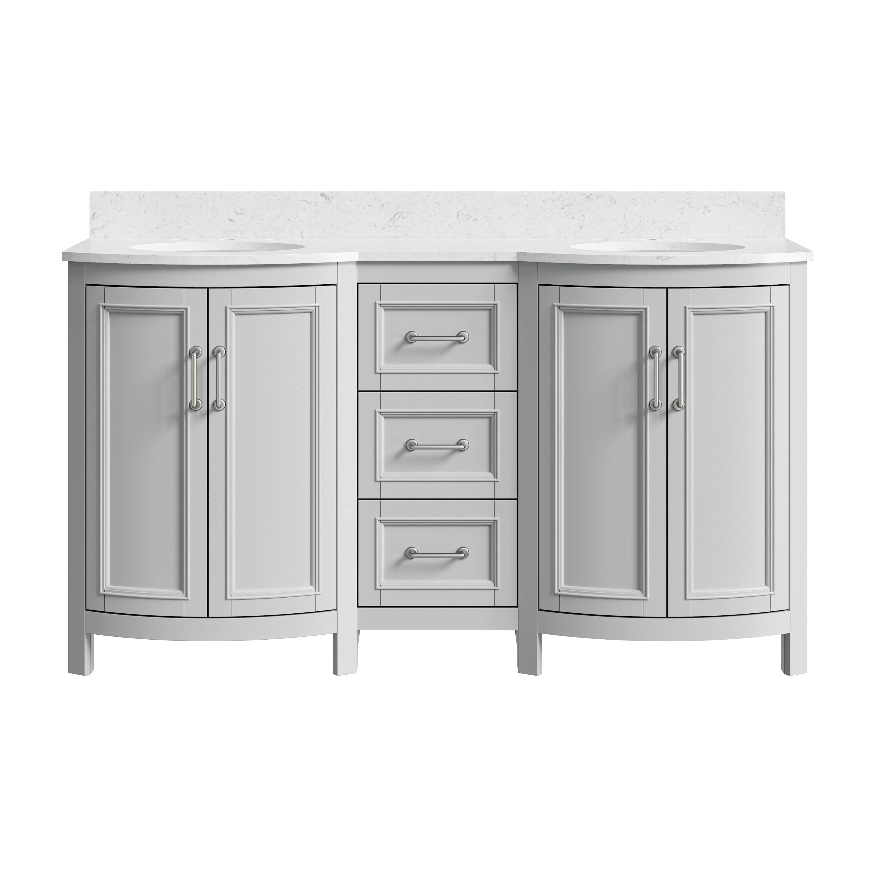 allen + roth 1007VTC-60-242-925UO Bath-Vanity-Combo - View #2