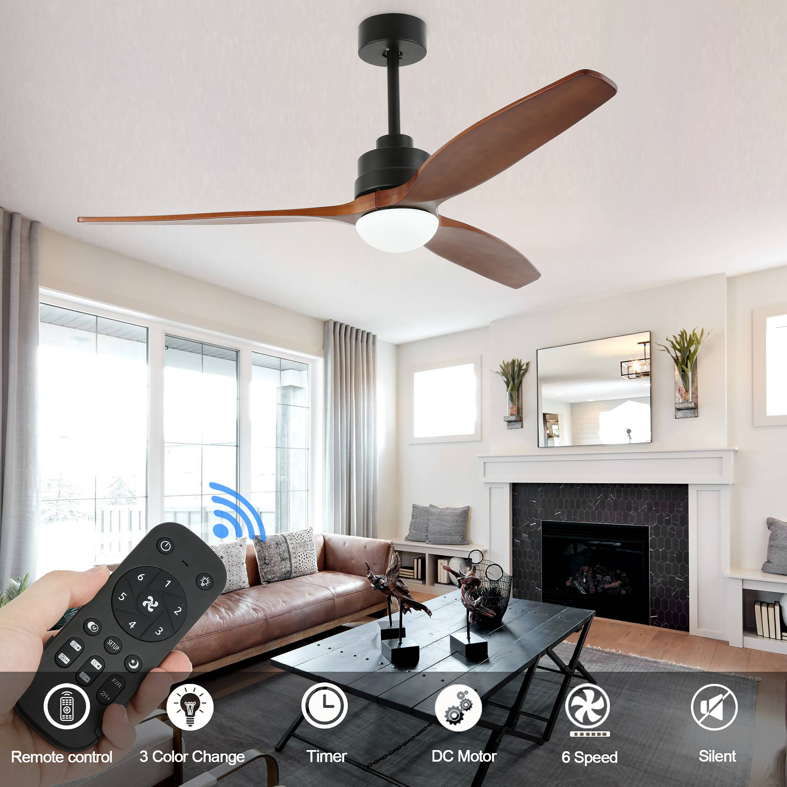 Bella Depot DC5201 Ceiling-Fans - View #4