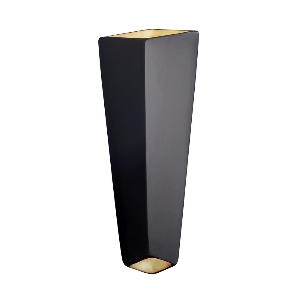 Justice Design Group CER-5825-CBGD Ambiance 7-in W 1 -Light Multiple colors Transitional Integrated LED Wall Sconce