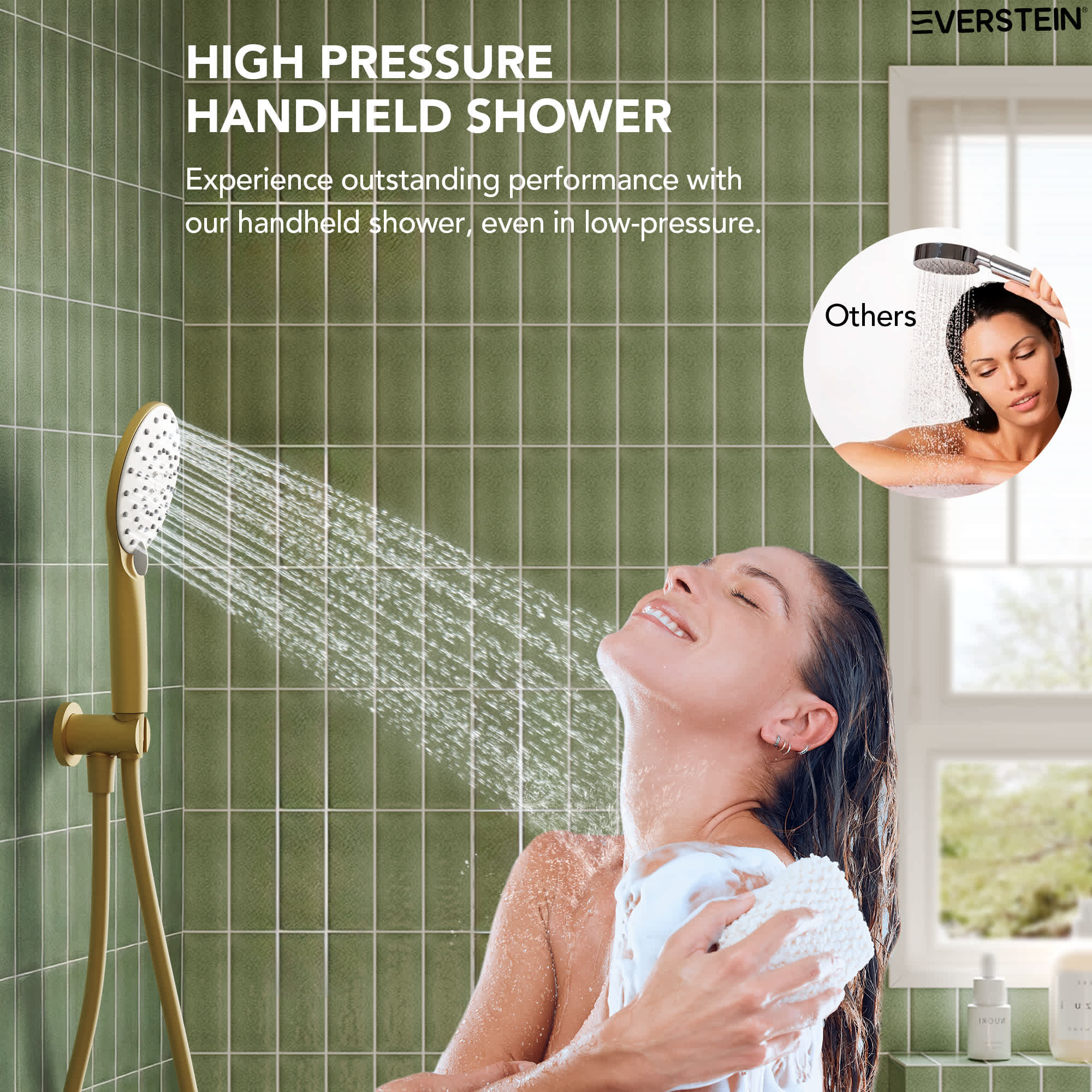EVERSTEIN SFS-1076-GD9 Showerhead-Bar-Panels - View #8